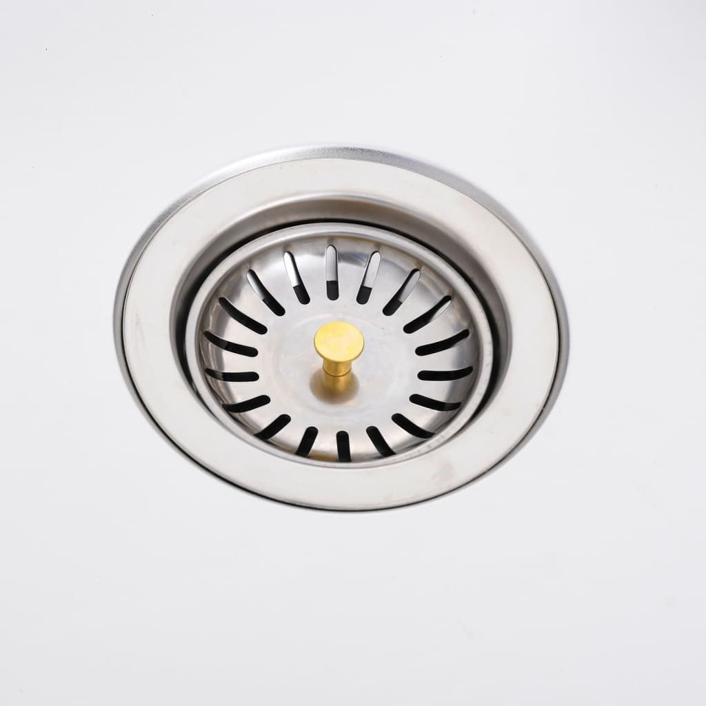 vidaXL Küchenspüle 55 x 45 x 18 cm Küche Spülbecken Camping-Spüle Edelstahl, 55/45 cm