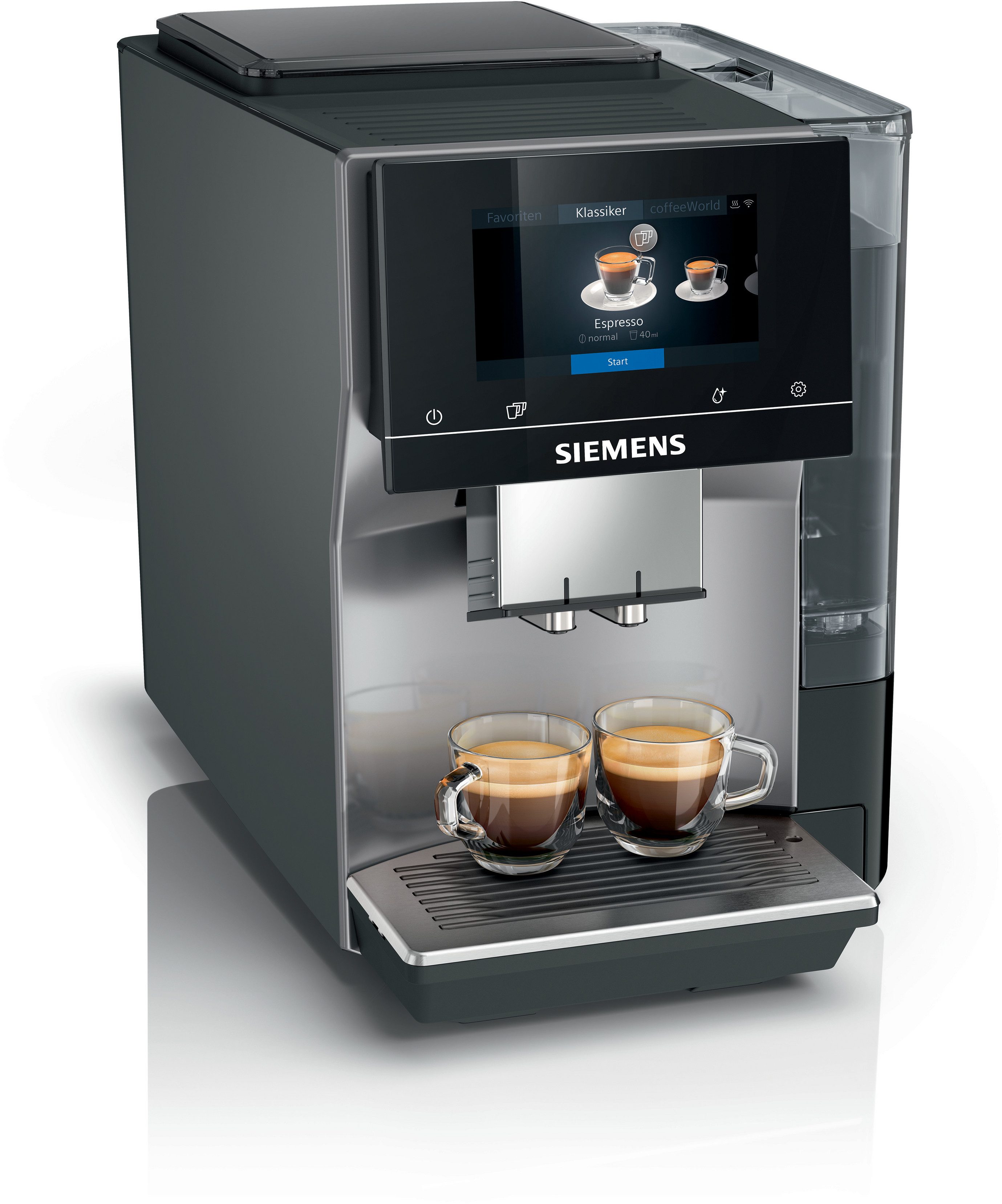 Kaffeevollautomat EQ700 classic TP715D01, Cold Brew, intuitives 5" TFT-Display, App