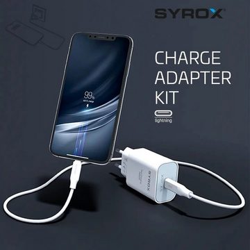 Syrox Iphone Ladegerät 20W USB C Power Adapter Netzteil kompatibel Smartphone-Ladegerät