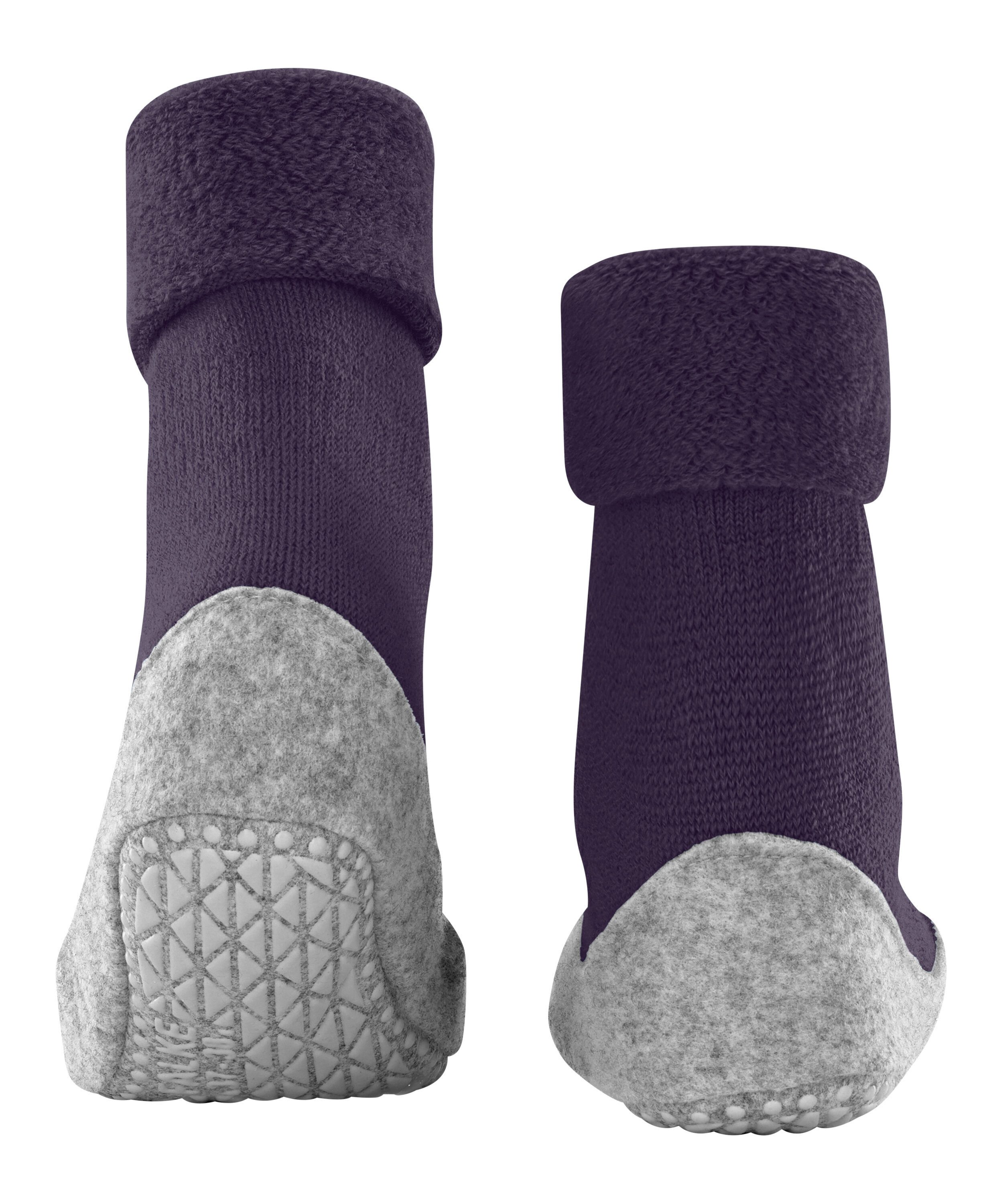 FALKE Socken Cosyshoe Hausschuhe (1-Paar) mit Merinowolle & rutschhemmender Sohle