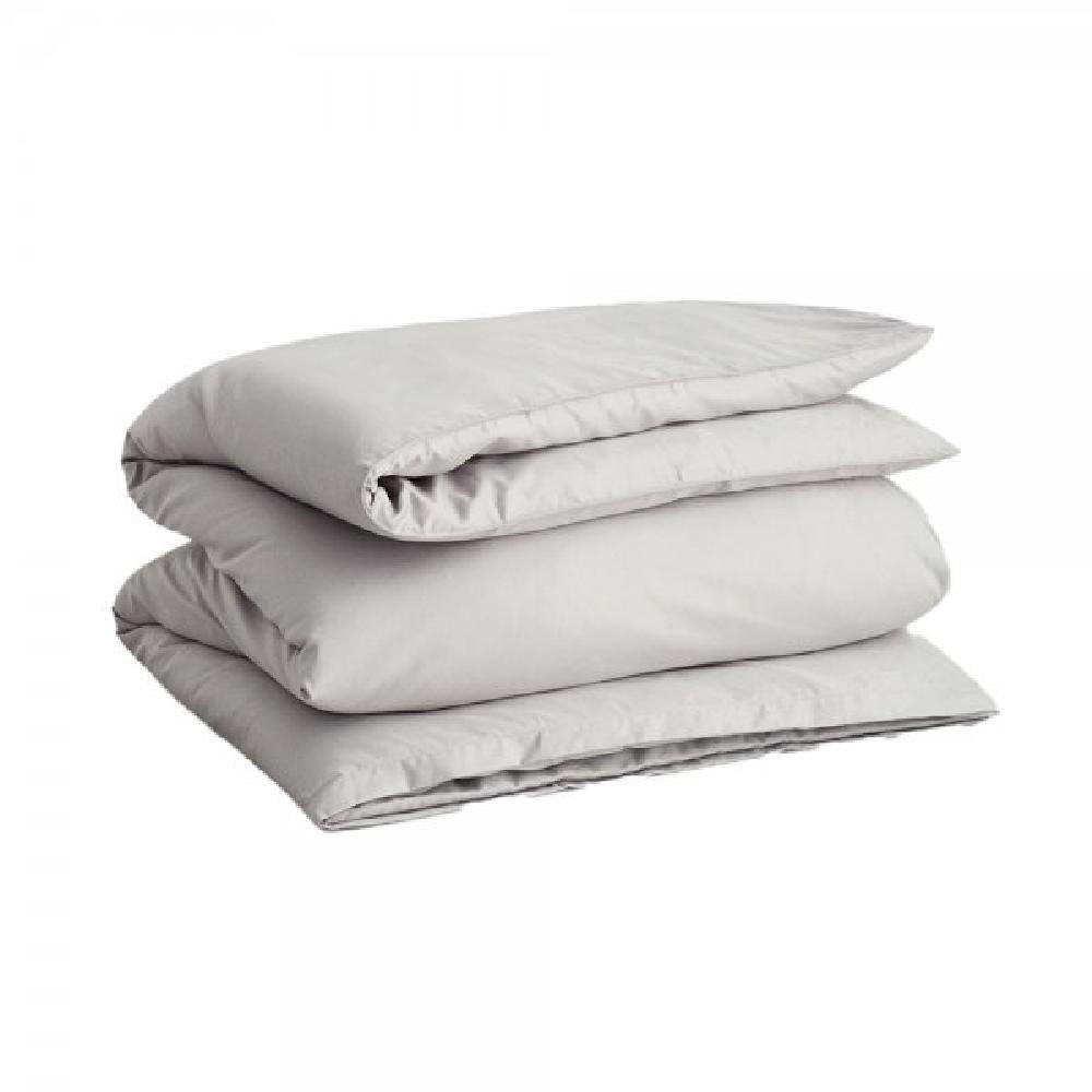 Gant Bettwäsche Gant Home Einzelbettbezug mit Reißverschluss Sateen Moon Grey (155x220
