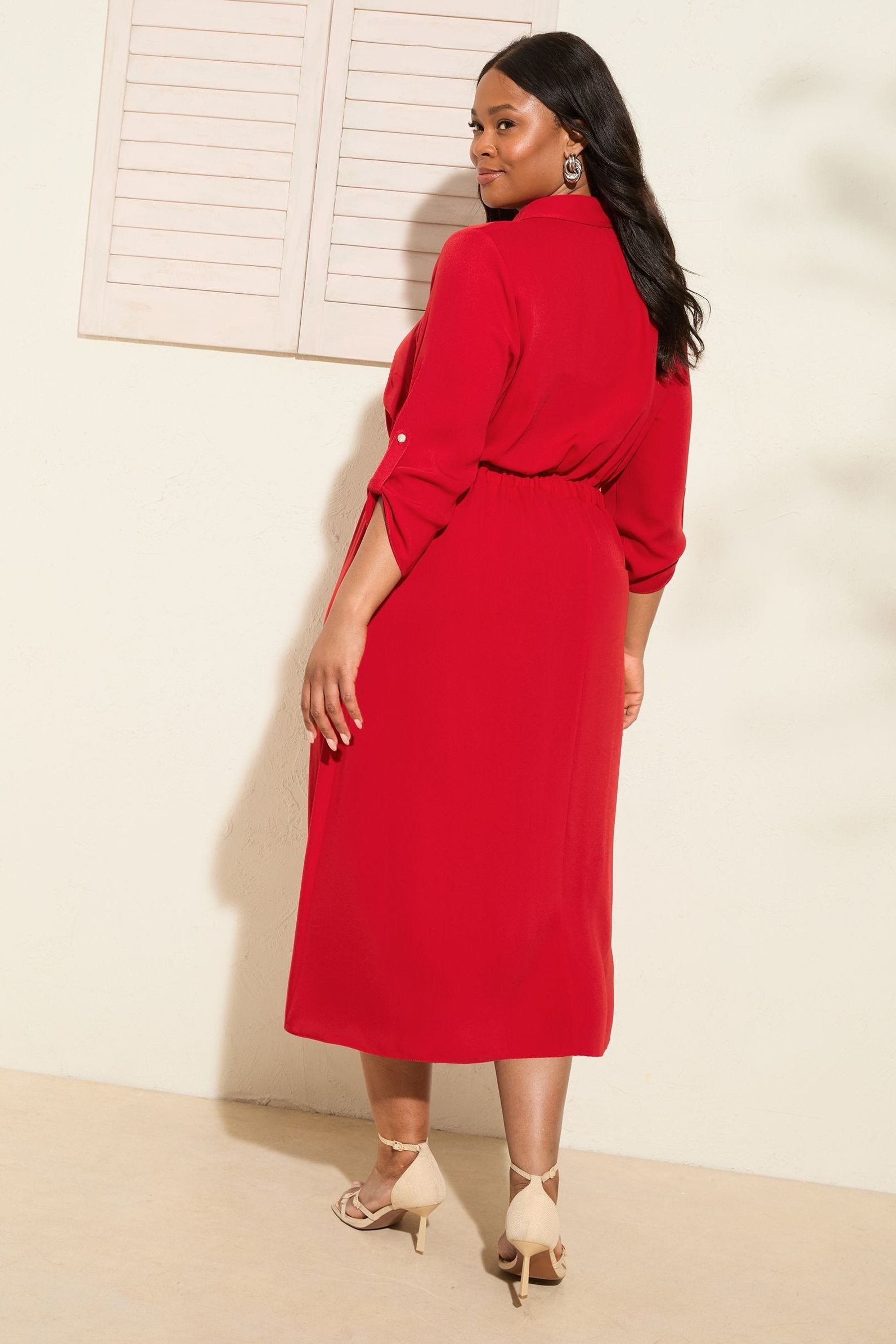 Friends Like These Midikleid Friends Like These Midi-Hemdkleid, Curve (1-tl günstig online kaufen