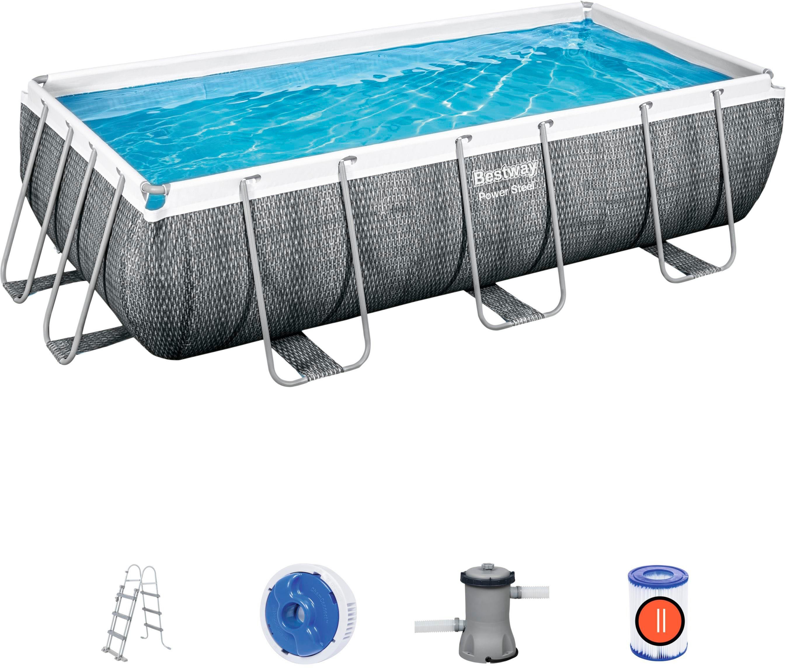 Bestway Pool »Power Steel™« (Set), 404 x 201 x 100 cm online kaufen | OTTO