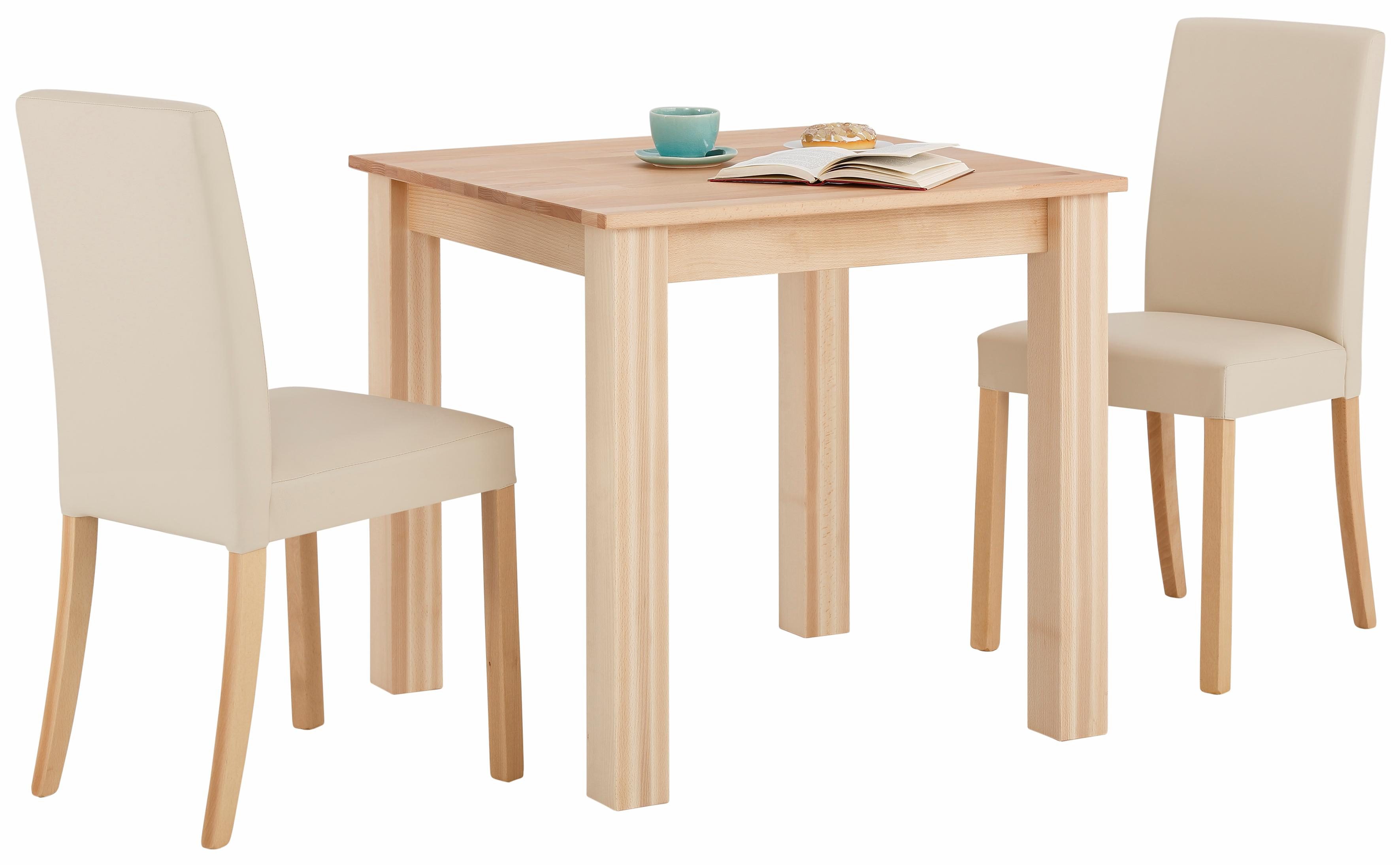 Home affaire Essgruppe, (Set, 3-tlg), 3 teiliges Set: 1 Tisch und 2 Stühle  online kaufen | OTTO