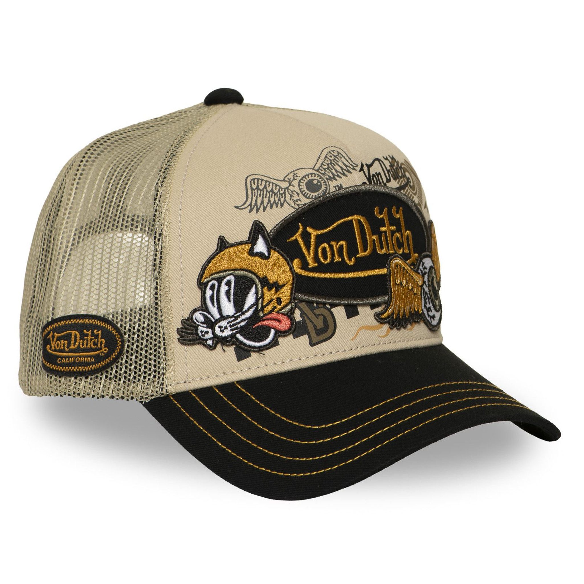 Von Dutch Trucker Cap Von Dutch Originals Trucker Cap - PATCHES (Basecap, Basecap, Meshcap, Trucker Kappe)