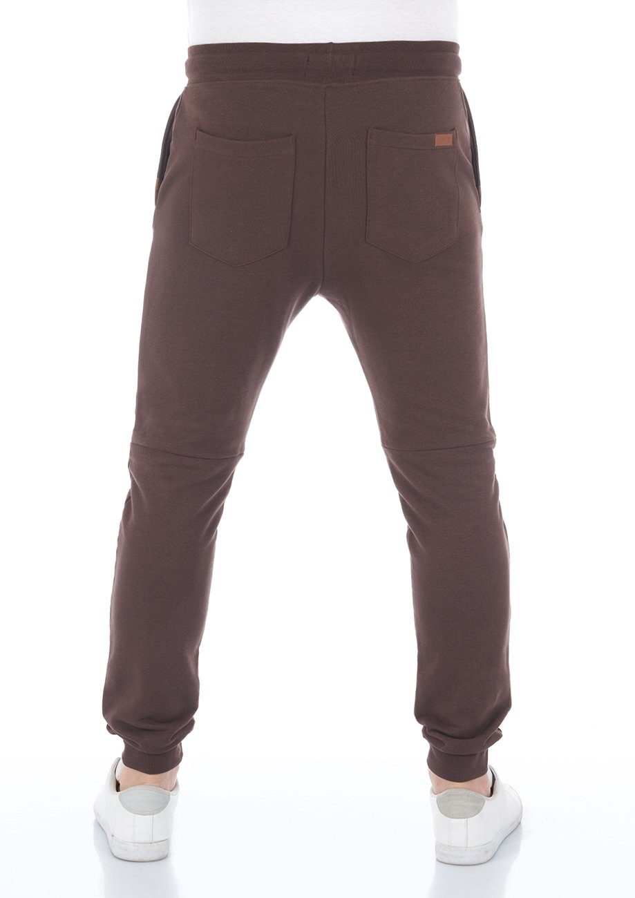 riverso Sweathose Herren Jogginghose RIVSven Slim Fit Trainingshose aus pflegeleichter Baumwollmischung
