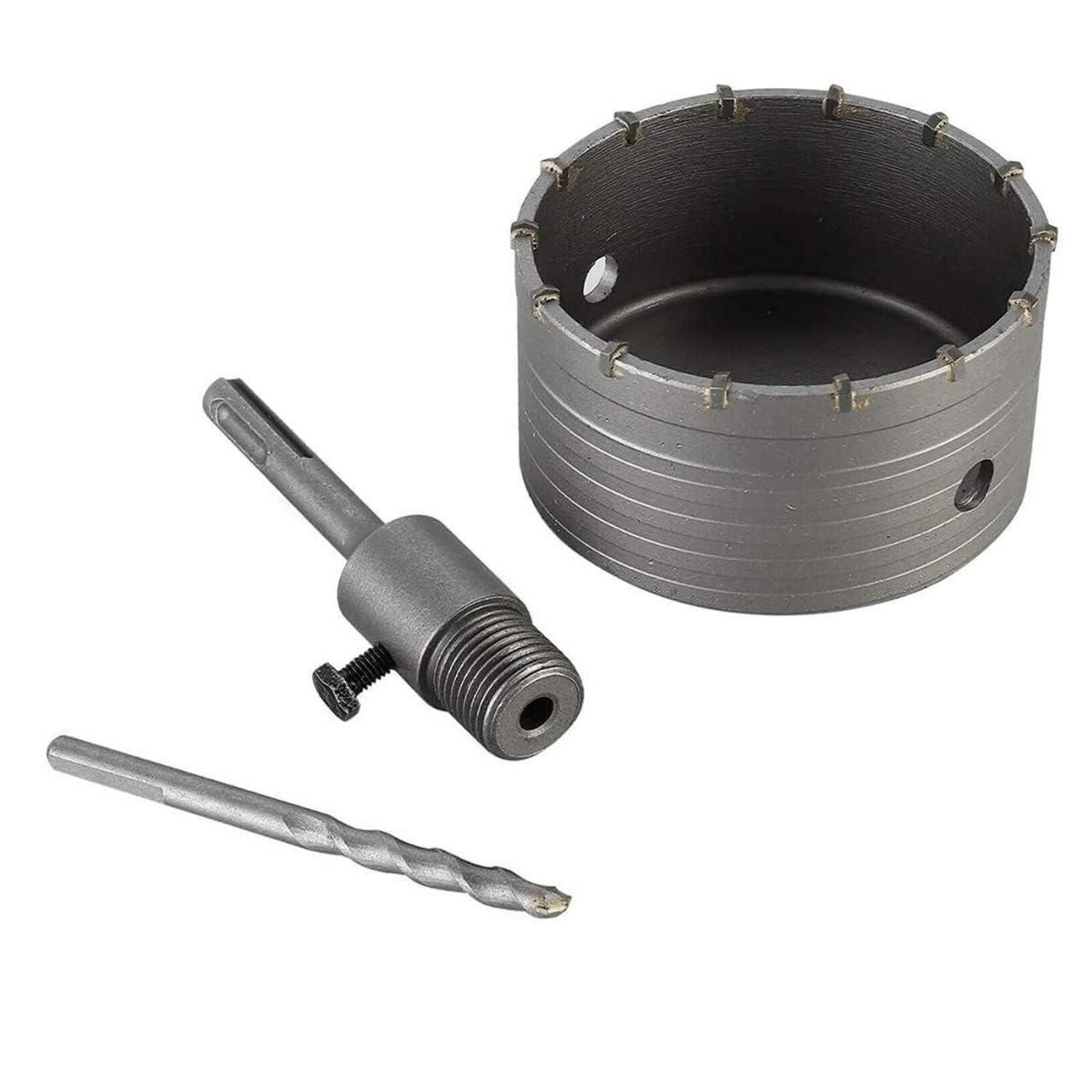 Bohrkrone 68mm mit SDS Plus Adapter 350mm für Bohrhammer Dosenbohrer Hohlbohrer