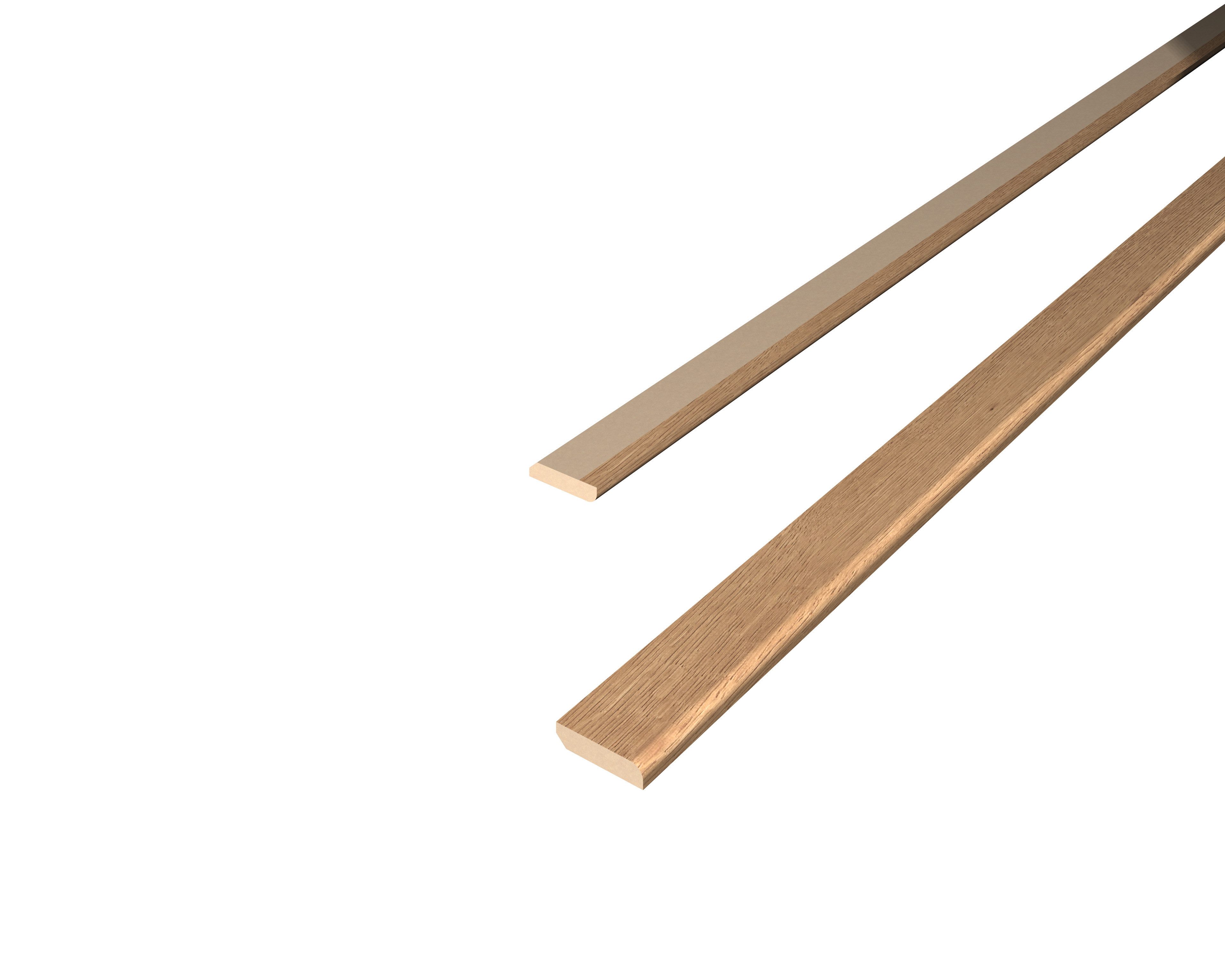EGGER Abschlussleiste Abdeckleiste Decowall AL008 Loveland Eiche, Kleben, Nageln, 1-St., 2400 x 6 x 25mm