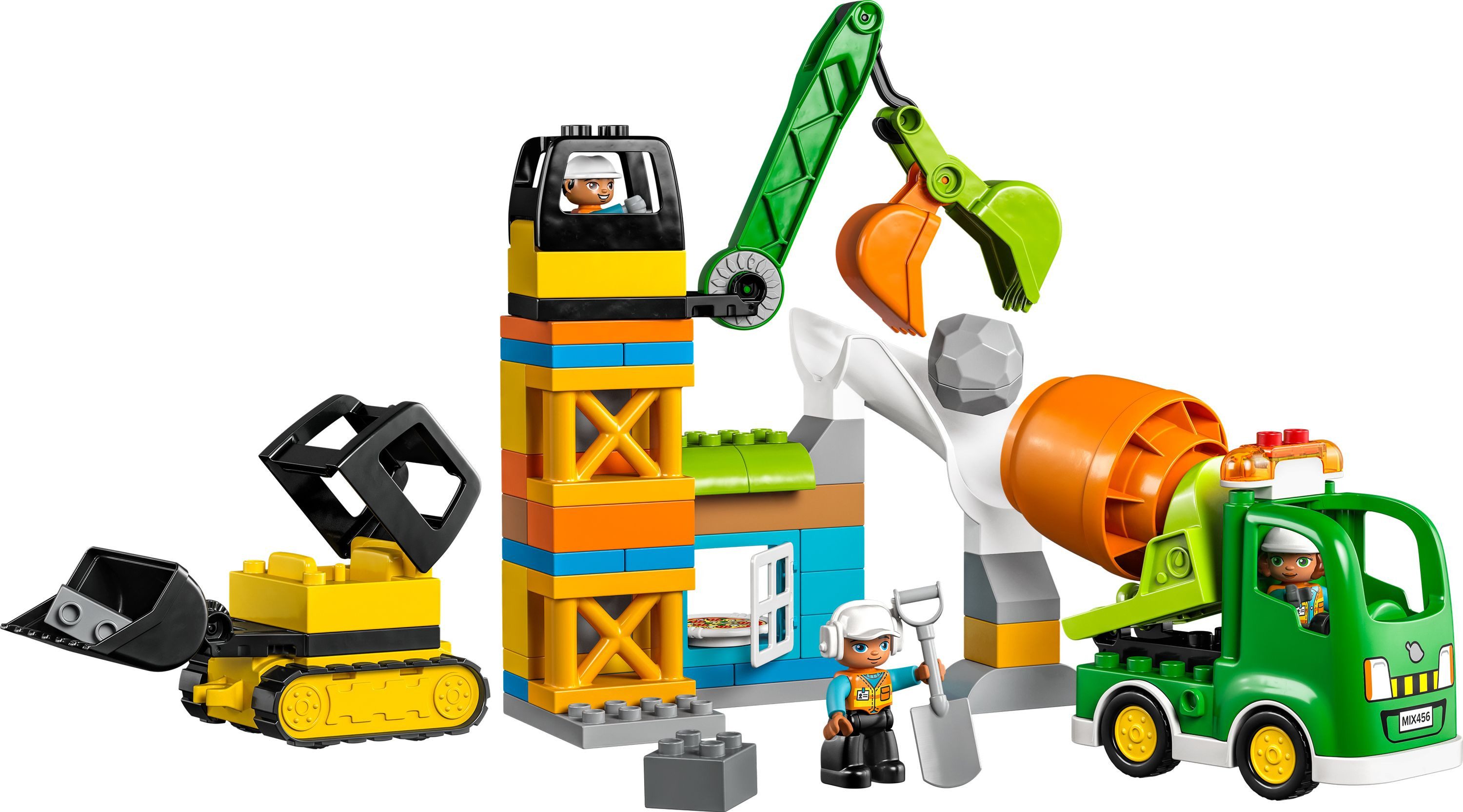 LEGO® LEGO Baustelle mit Baufahrzeugen Konstruktionsspielsteine