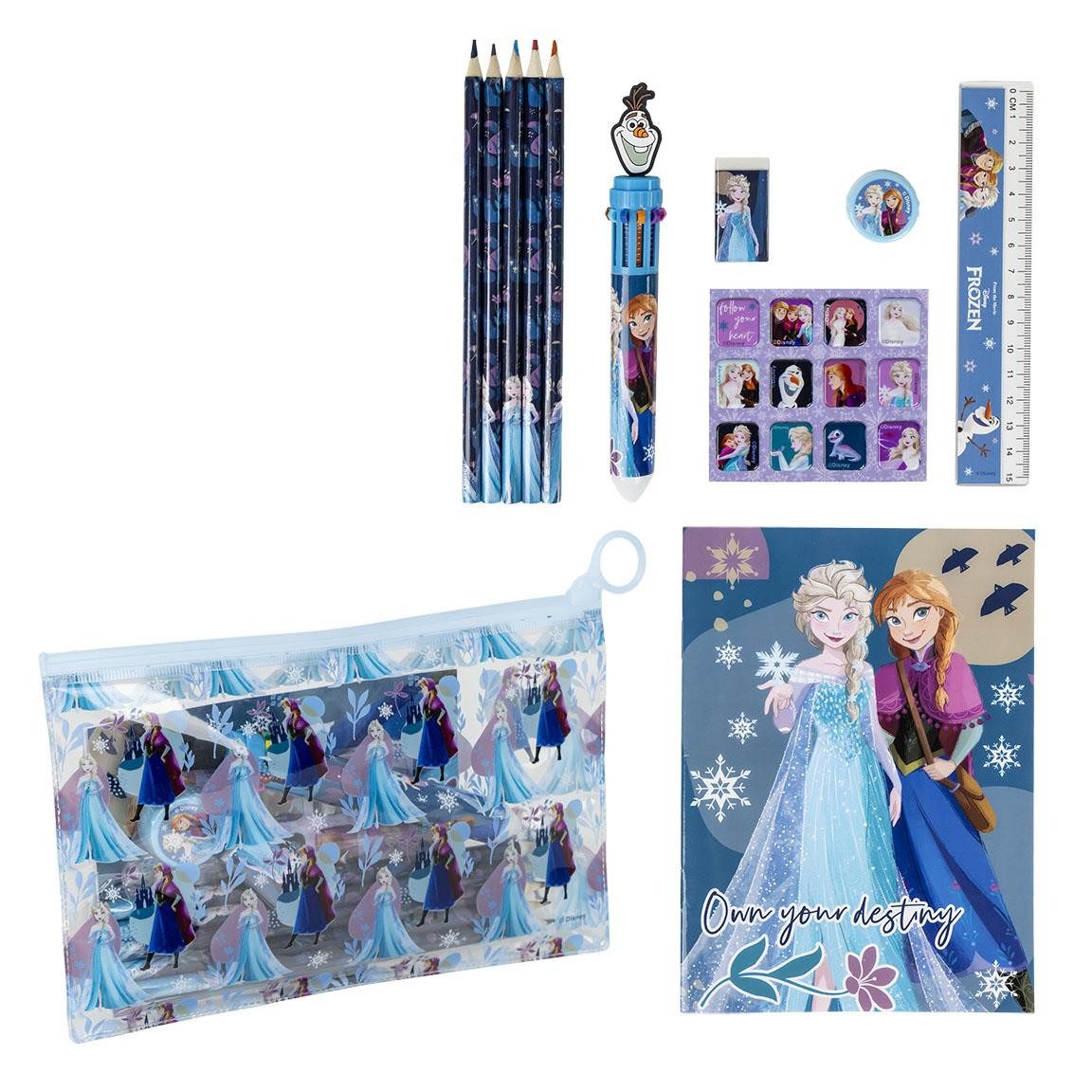 Federmäppchen Disney Schreibwaren Set Eiskönigin