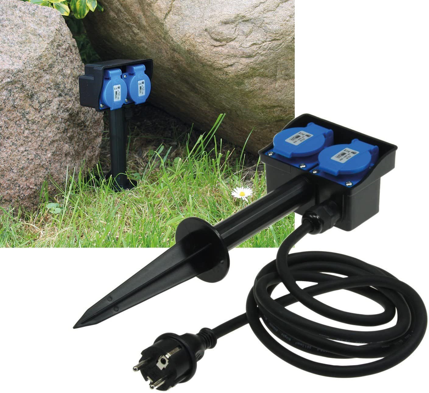 ChiliTec Gartensteckdose »ChiliTec Gartensteckdose 2fach