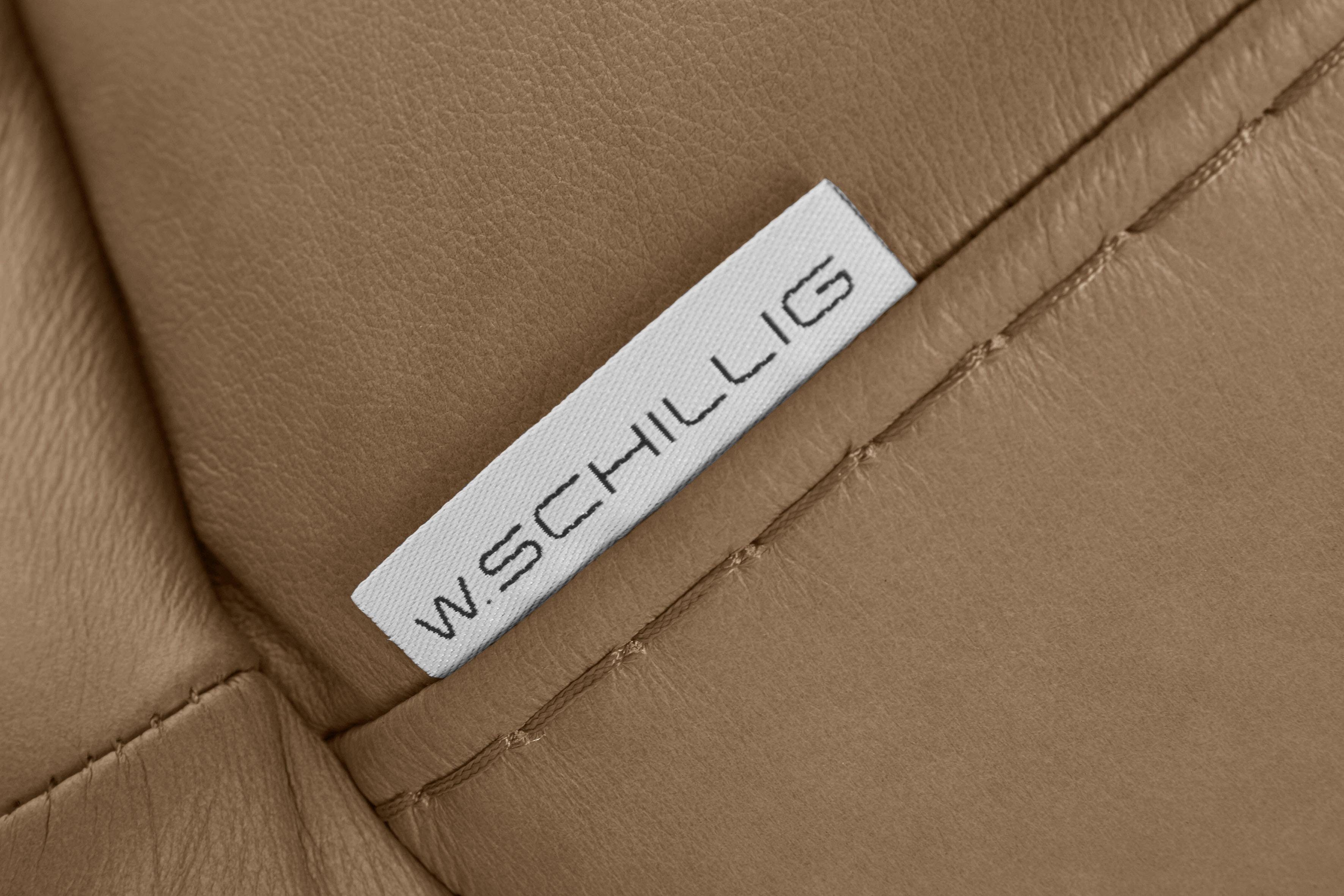 Metallfüßen W.SCHILLIG mit Chrom 192 glänzend, 2-Sitzer in cm Breite montanaa,