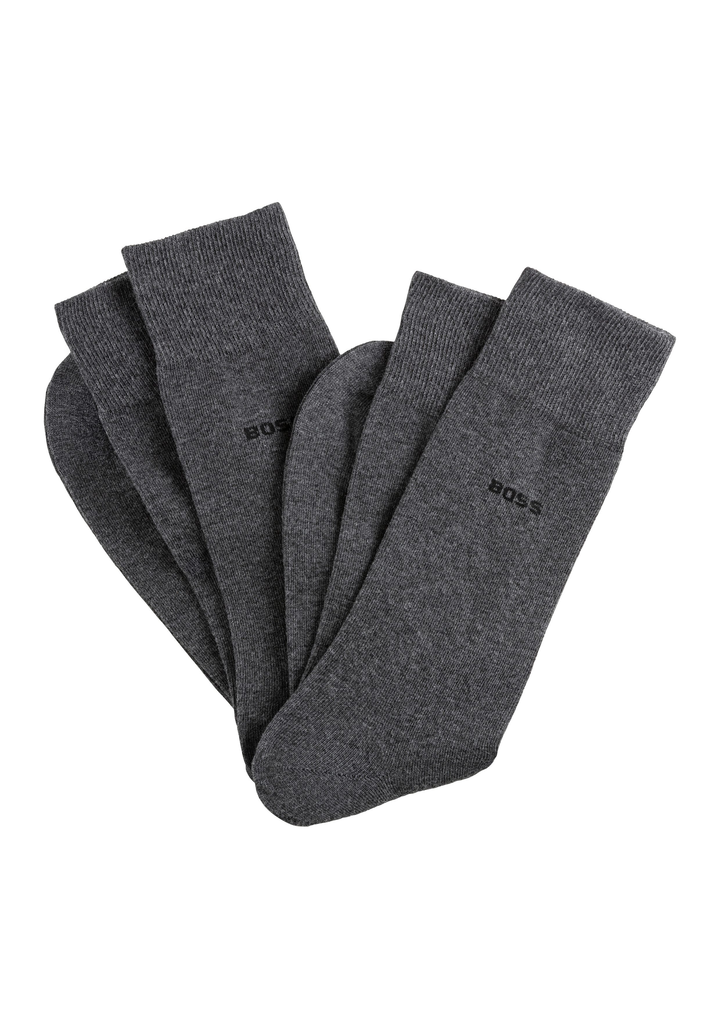 BOSS Businesssocken 2P RS Uni CC (Packung, 2-Paar, 2er) mit Markenlogo