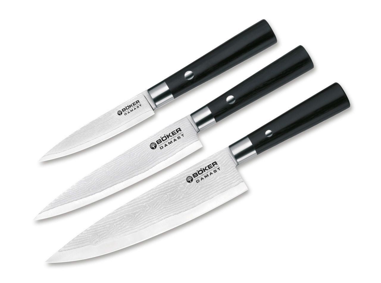 Böker Universalmesser Böker Damast Black Messerset