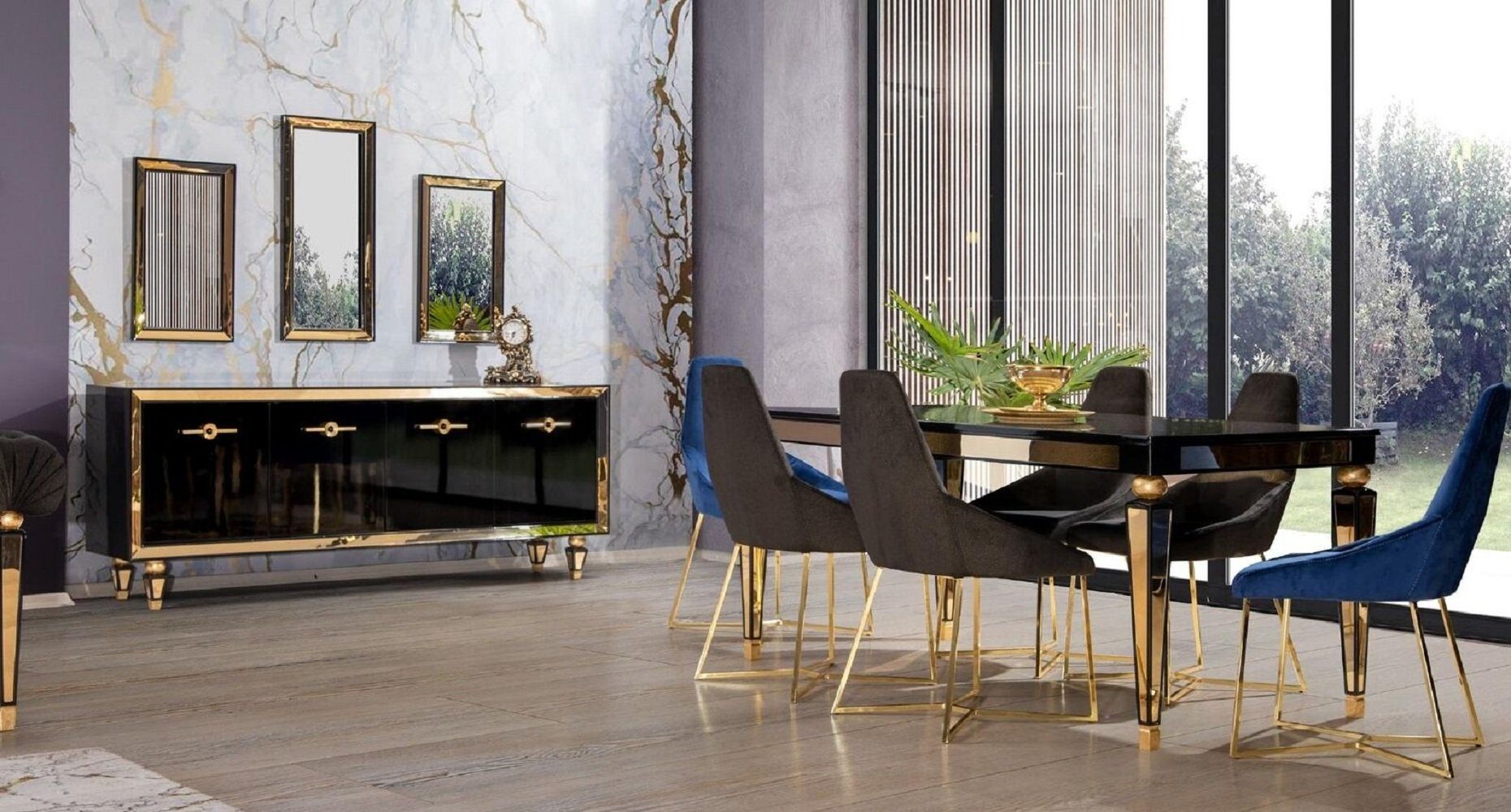 (1 Luxus JVmoebel Europa Stuhl Möbel Textil in Designer Einsitzer Moderner Made Esszimmerstuhl St), Edelstahl