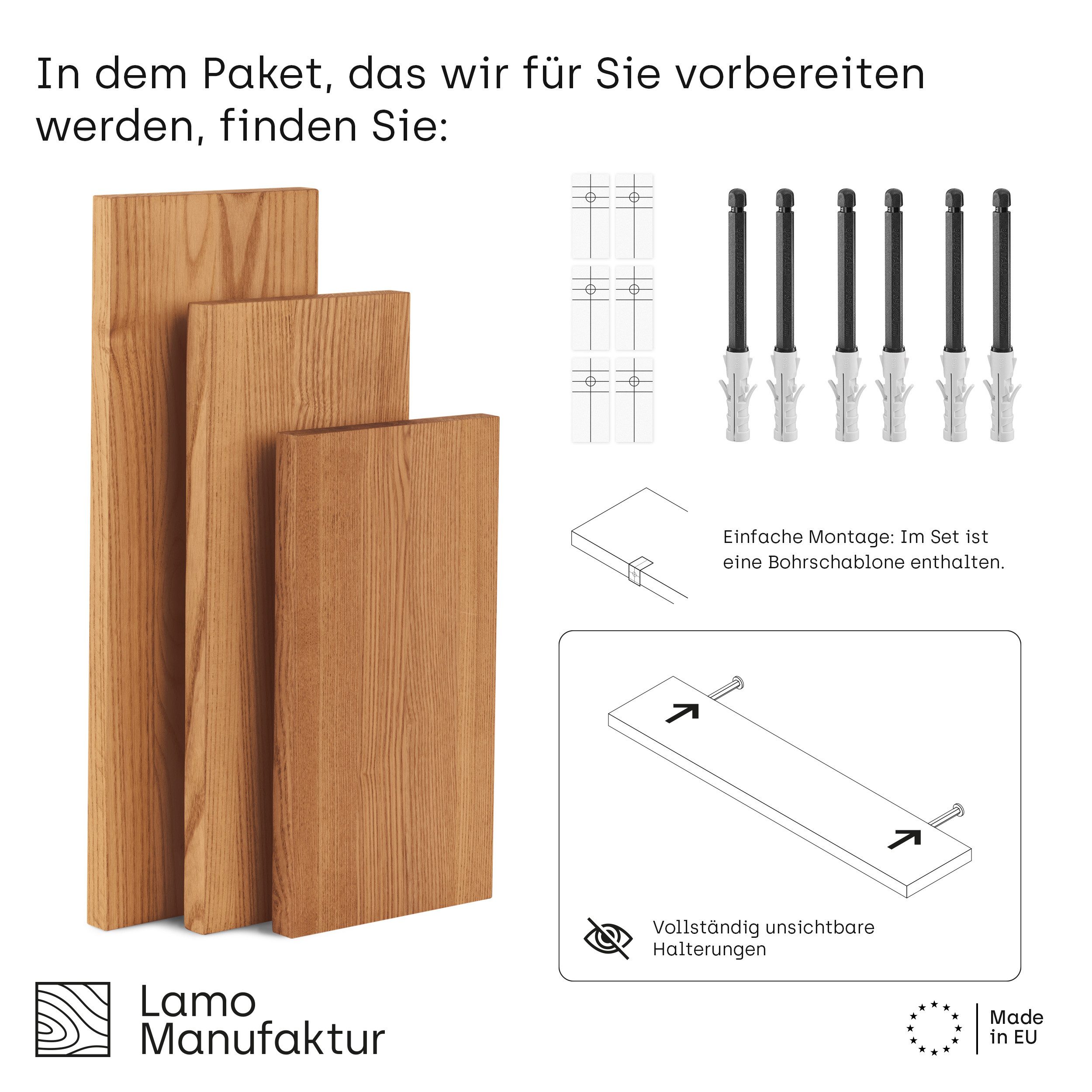LAMO Manufaktur Wandregal LAMO Manufaktur 3 günstig online kaufen
