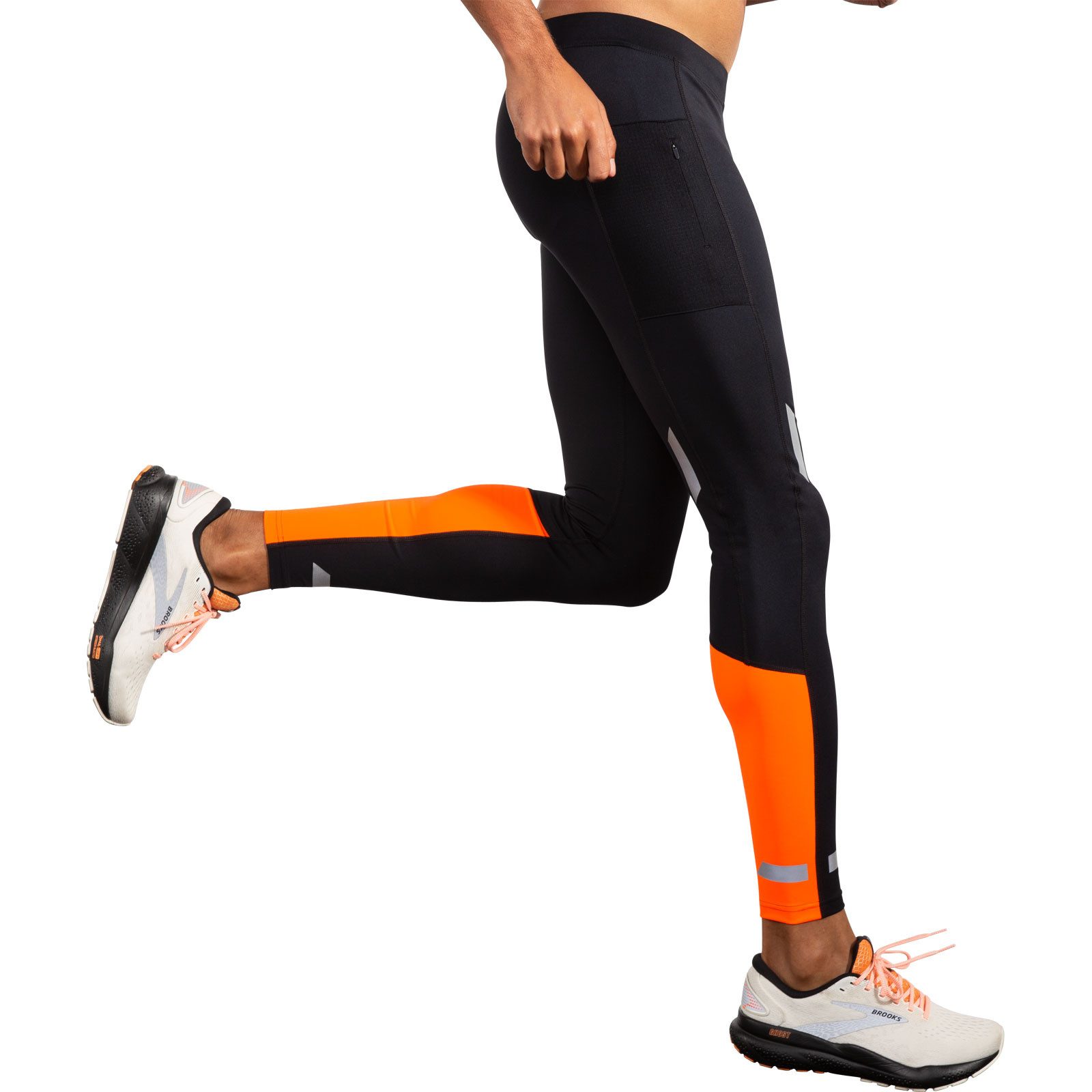 Brooks Lauftights Run Visible Tight 2.0 Men 211522-068 Nicht zu warm, gute Sichtbarkeit