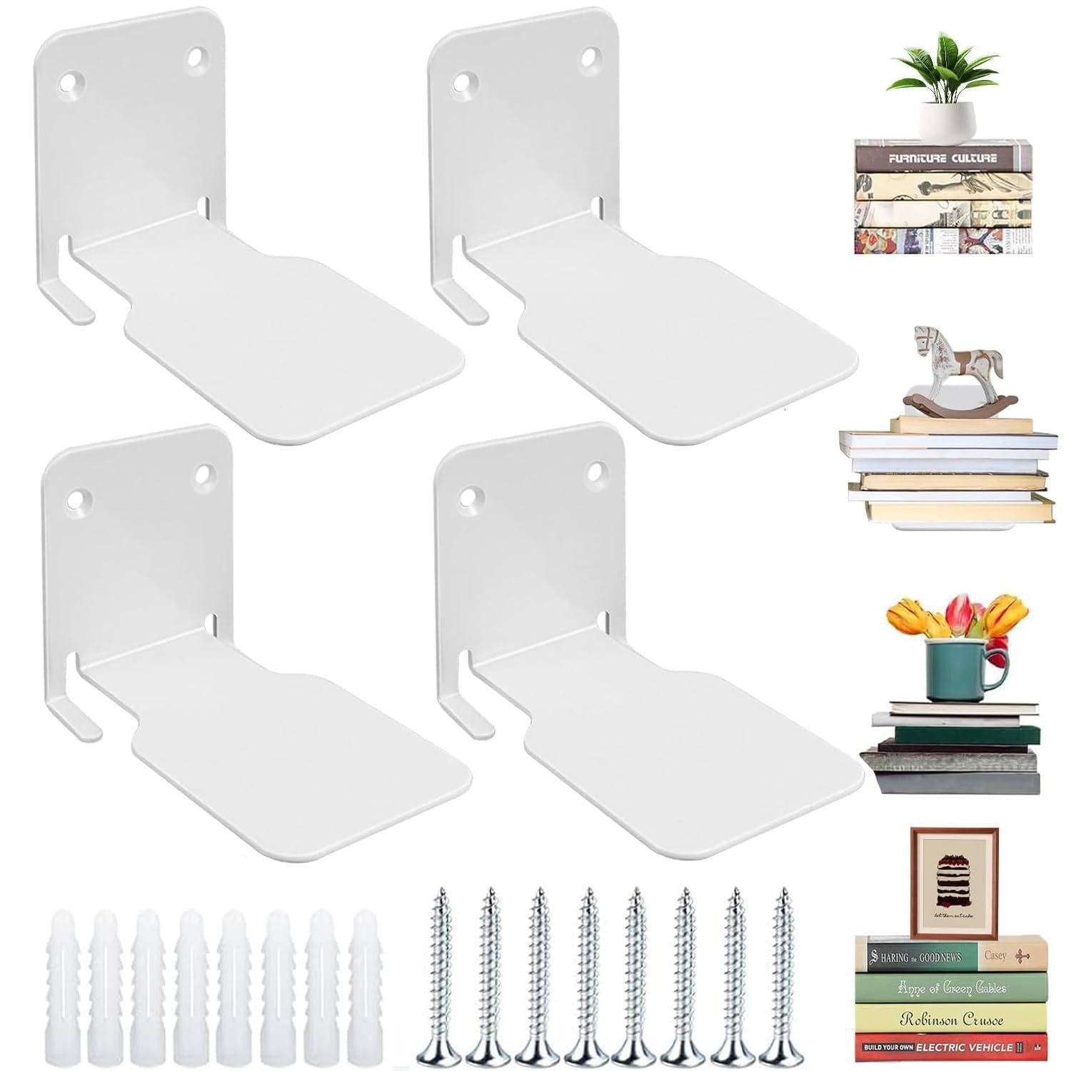 LuxusKollektion Bücherregal Schwebendes Bücherregal 4er Set, 4-tlg.