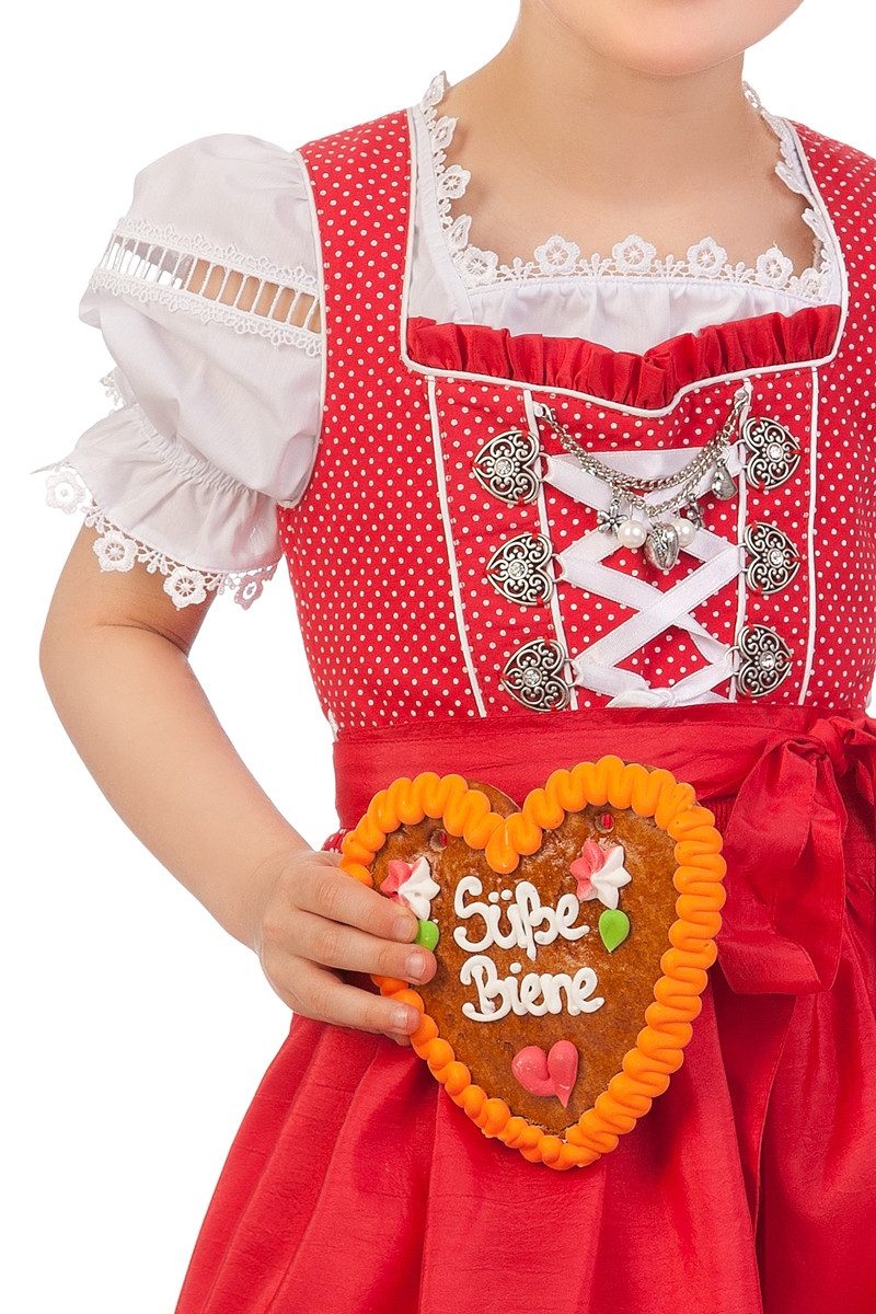 M.Stützle GmbH Dirndl Kinderdirndl 3tlg. - LORIETTA - rot