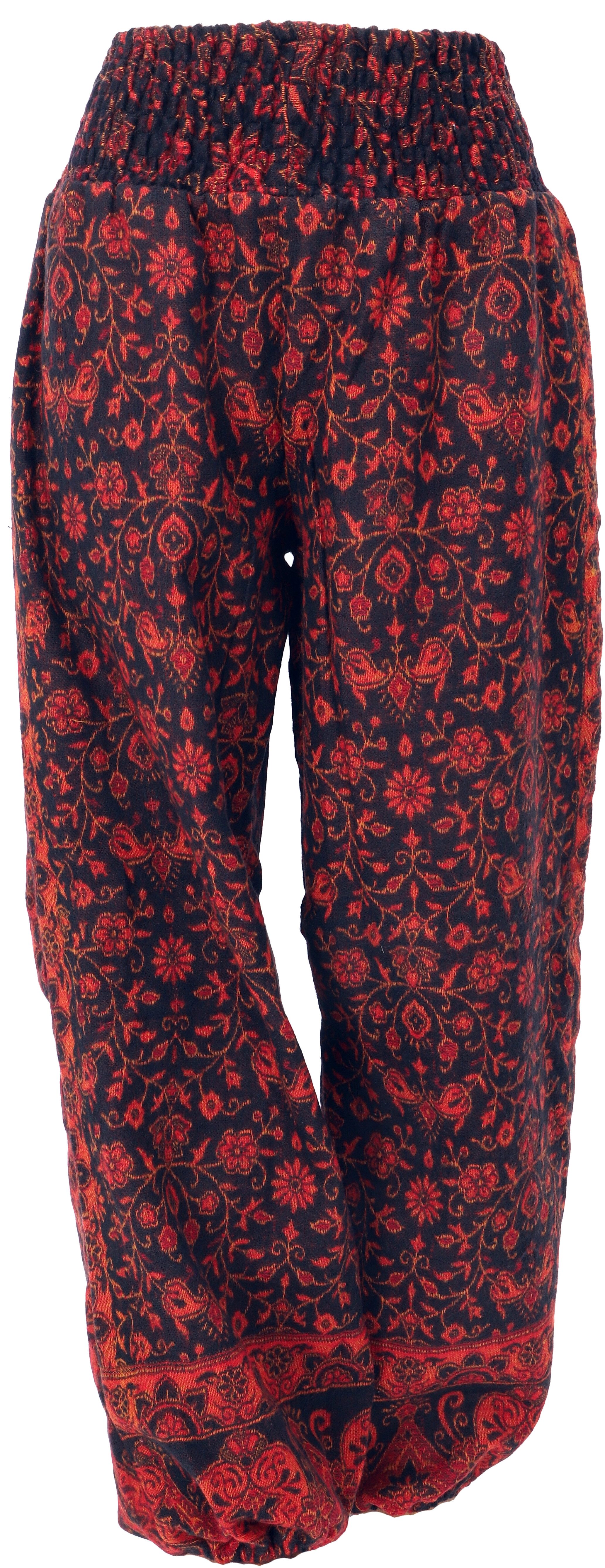 Guru-Shop Relaxhose Flauschige Paisley Boho Pluderhose,.. günstig online kaufen