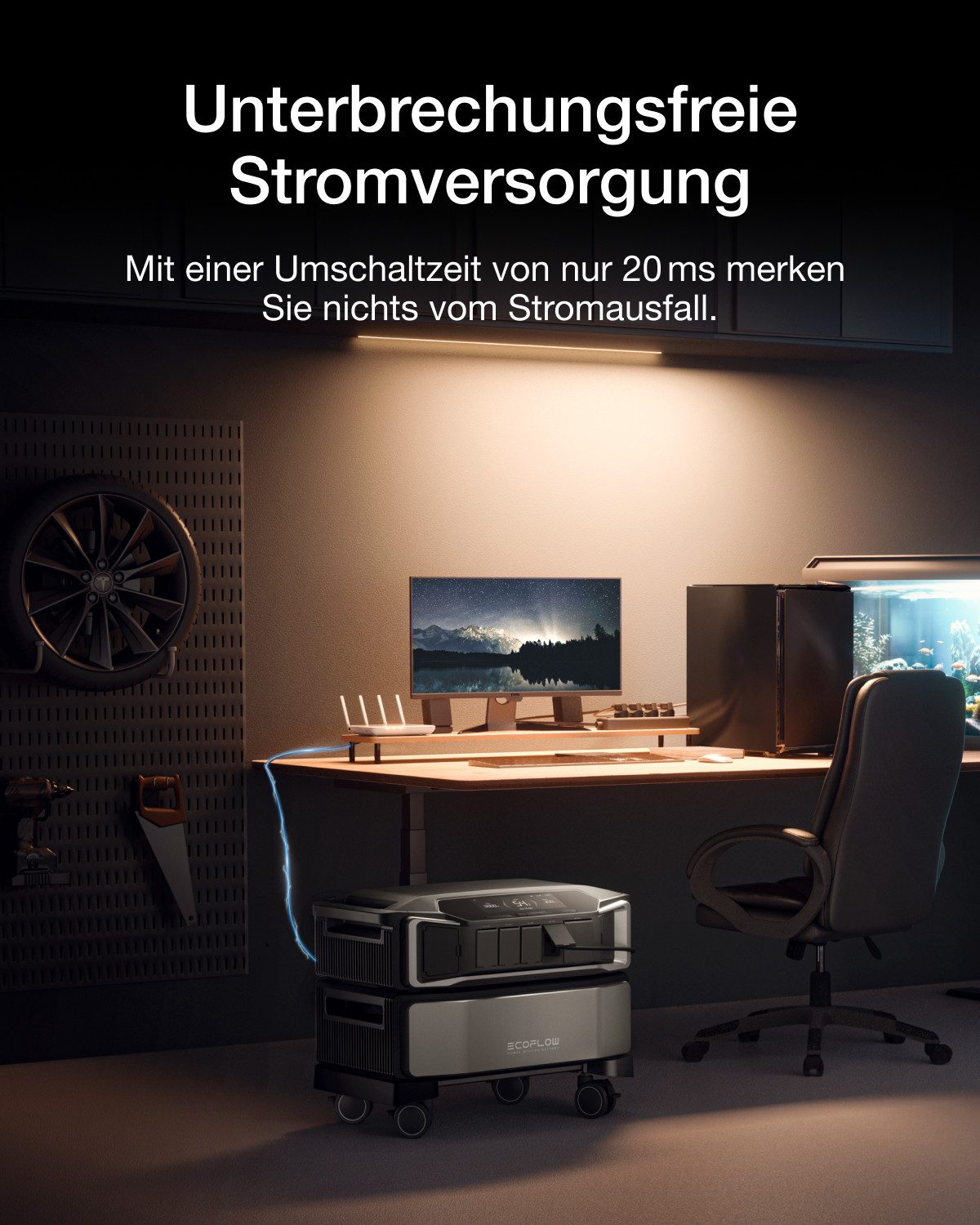 Ecoflow EcoFlow DELTA Pro Ultra Powerstation, 6 144 Wh, 6 900 W AC-Ausgang Powerstation