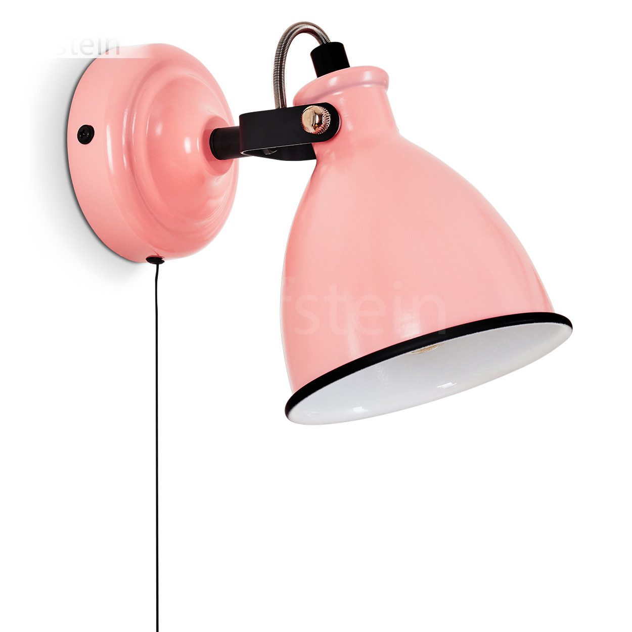 hofstein Wandleuchte »Spadacenta« Wandlampe, Metall, Pink günstig online kaufen