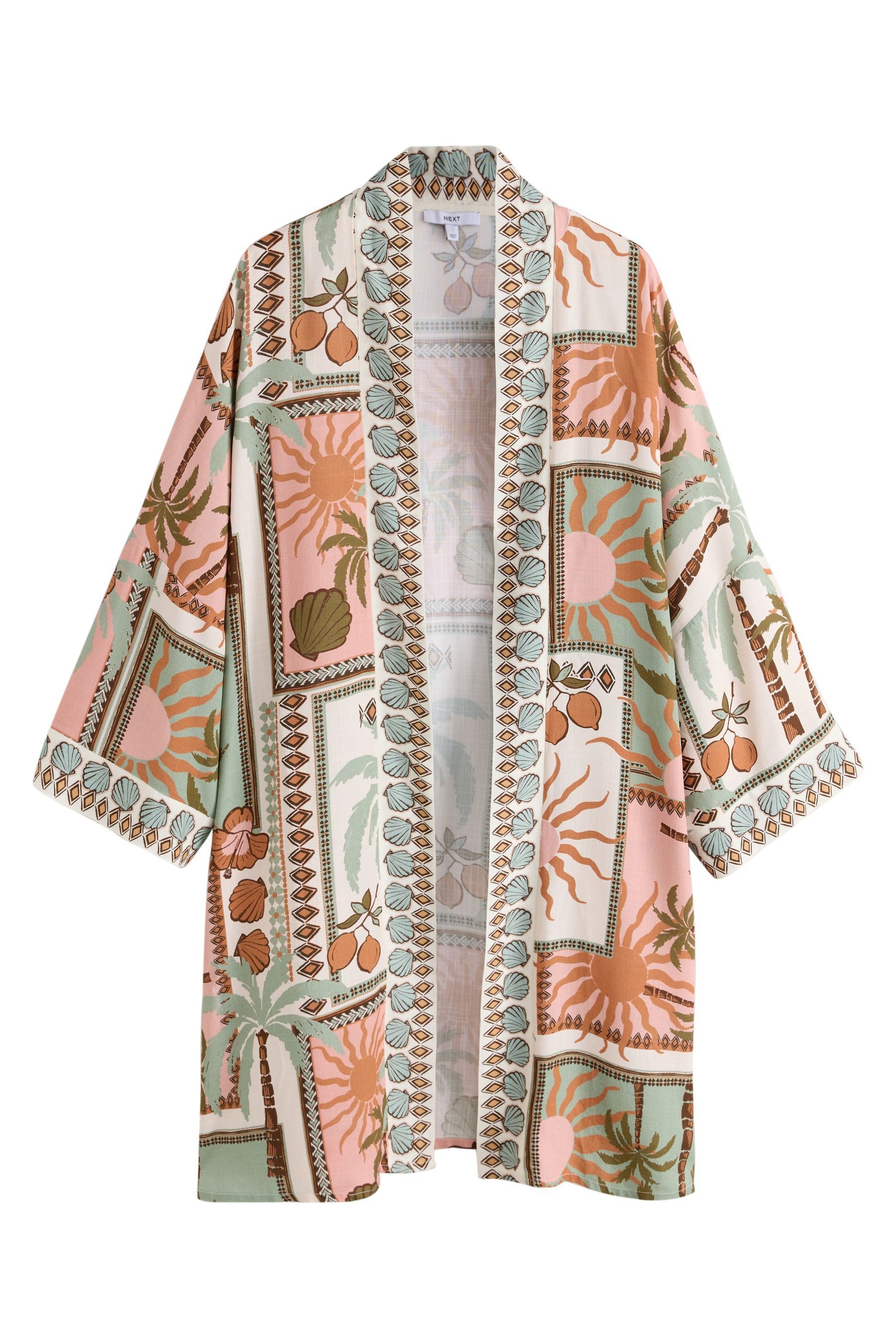 Next Blusenkimono Lang geschnittener Kimono (1-tlg)