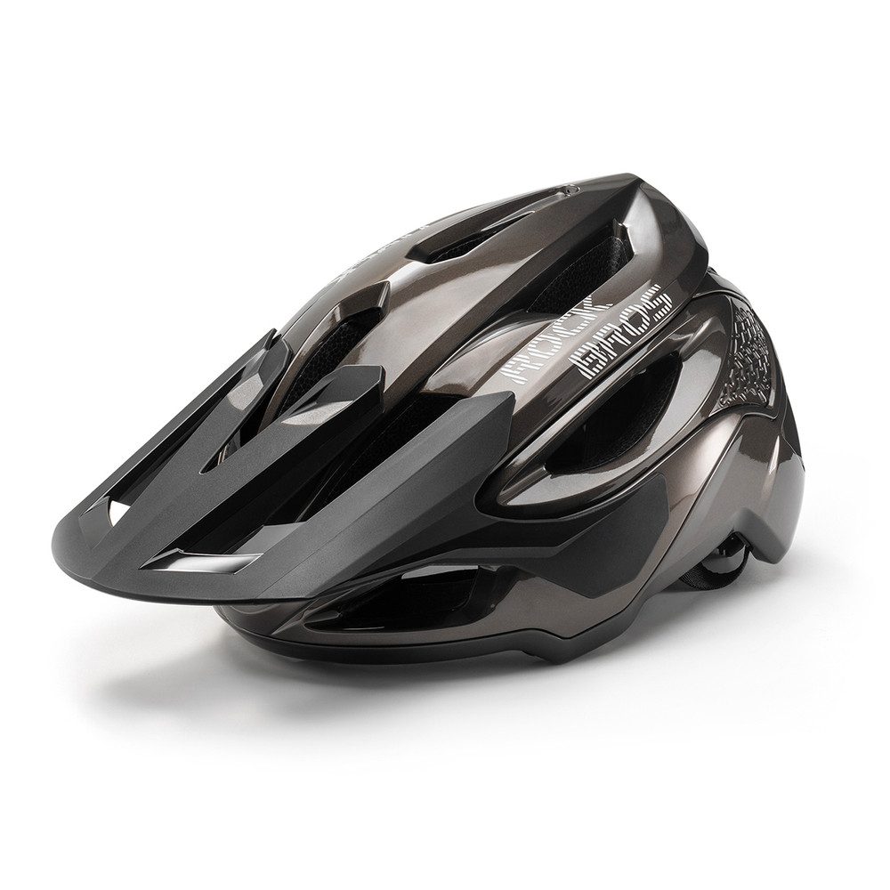 ROCKBROS Fahrradhelm Mountainbike-Helm Fahrradhelm (Spar-Set, 1-tlg), Magnetverschluss, 16 Lüftungen, verstellbares Visier