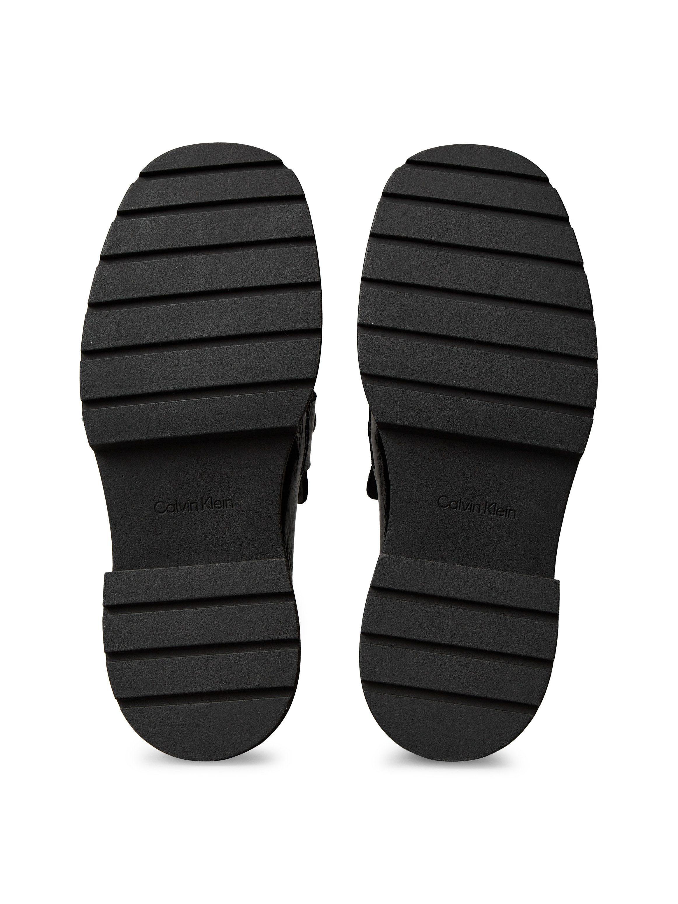 Calvin Klein Jeans CHUNKY LOAFER HDW LTH Loafer Slipper, Schlupfschuh, Business-Halbschuh mit Zierkette