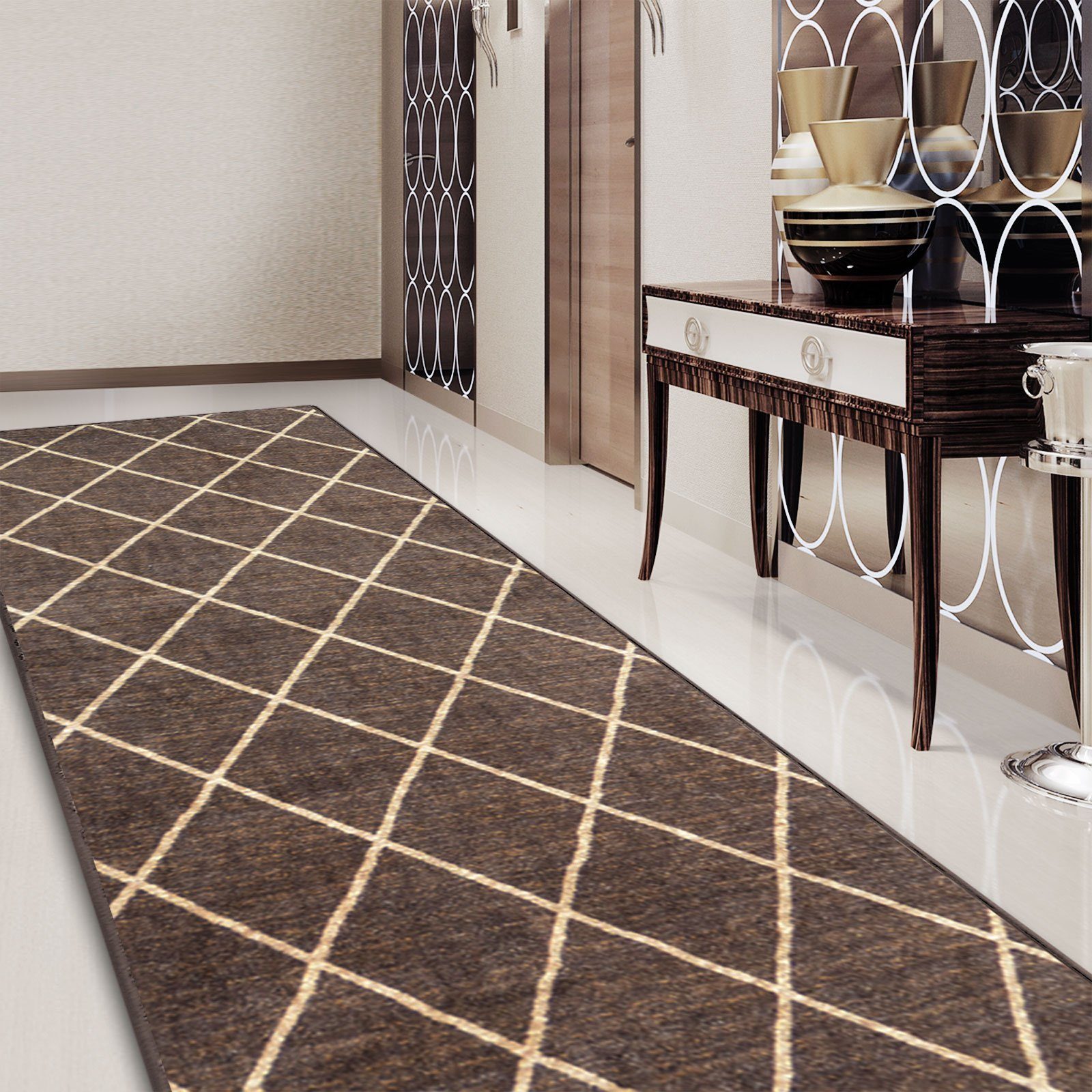 Floordirekt Läufer Cosenza, Teppichläufer erhältlich in vielen Farben & Größen, rechteckig