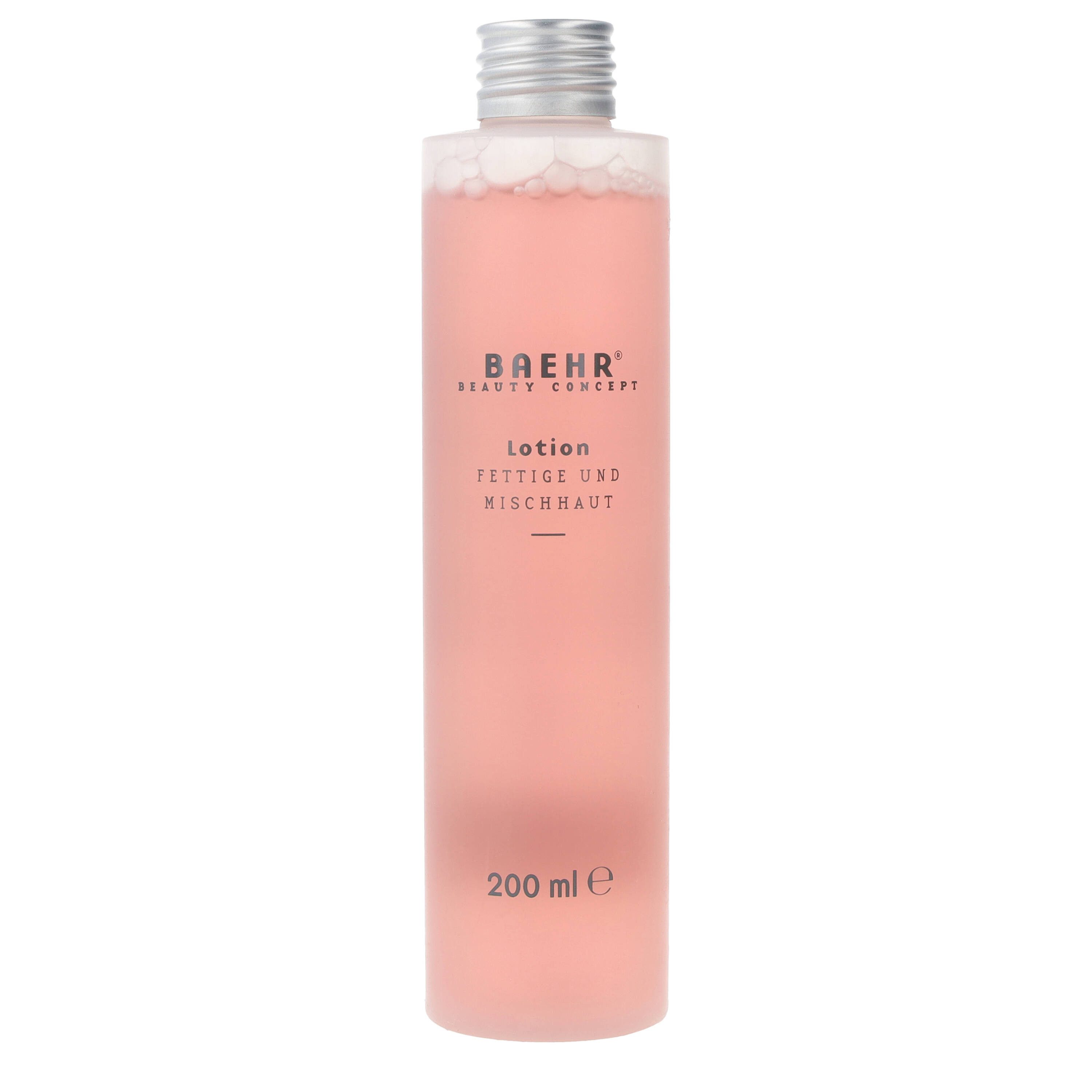 BAEHR BEAUTY CONCEPT Gesichtsfluid Baehr Beauty Concept Lotion Fettige und Mischhaut 200ml ohne Alkohol, 1-tlg., tonisiert & adstringiert mit Extrakten aus Malve & Klette