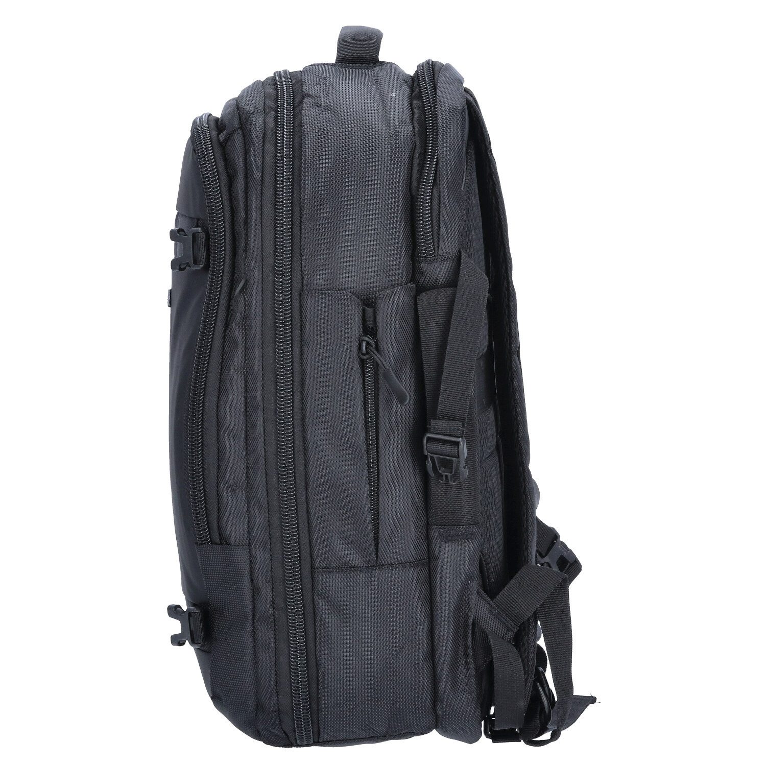TheTrueC Freizeitrucksack TheTrueC Rucksack Business Line - Milan Black (1-tlg)