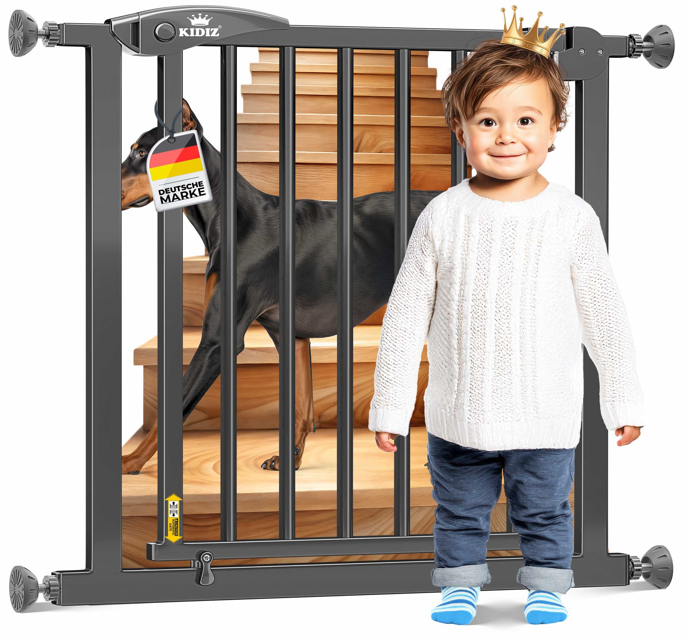 KIDIZ Türschutzgitter, auch als Schutzgitter für Treppen, Auto Close, Kinde günstig online kaufen