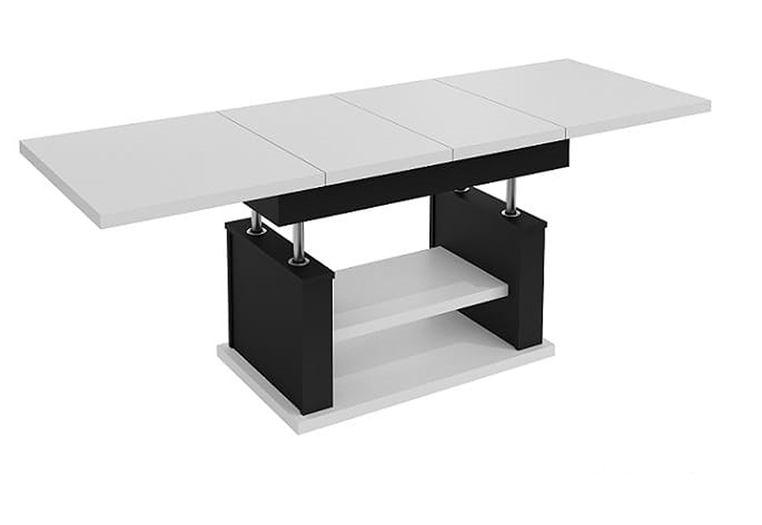designimpex Couchtisch DA-666 Couchtisch höhenverstellbar ausziehbar günstig online kaufen