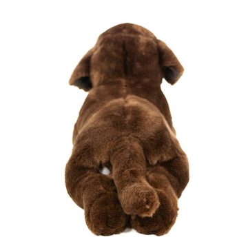 Teddys Rothenburg Kuscheltier Labrador dunkelbraun liegend 40 cm Kuscheltier Hund Uni-Toys (Hund)