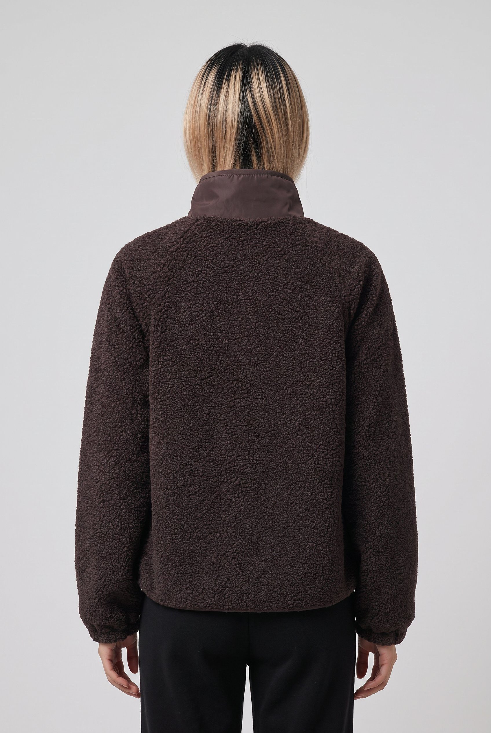 ONLY Plüschjacke ONLCARMEN TEDDY JACKET OTW Kunstfaser – Bild 5 von 5