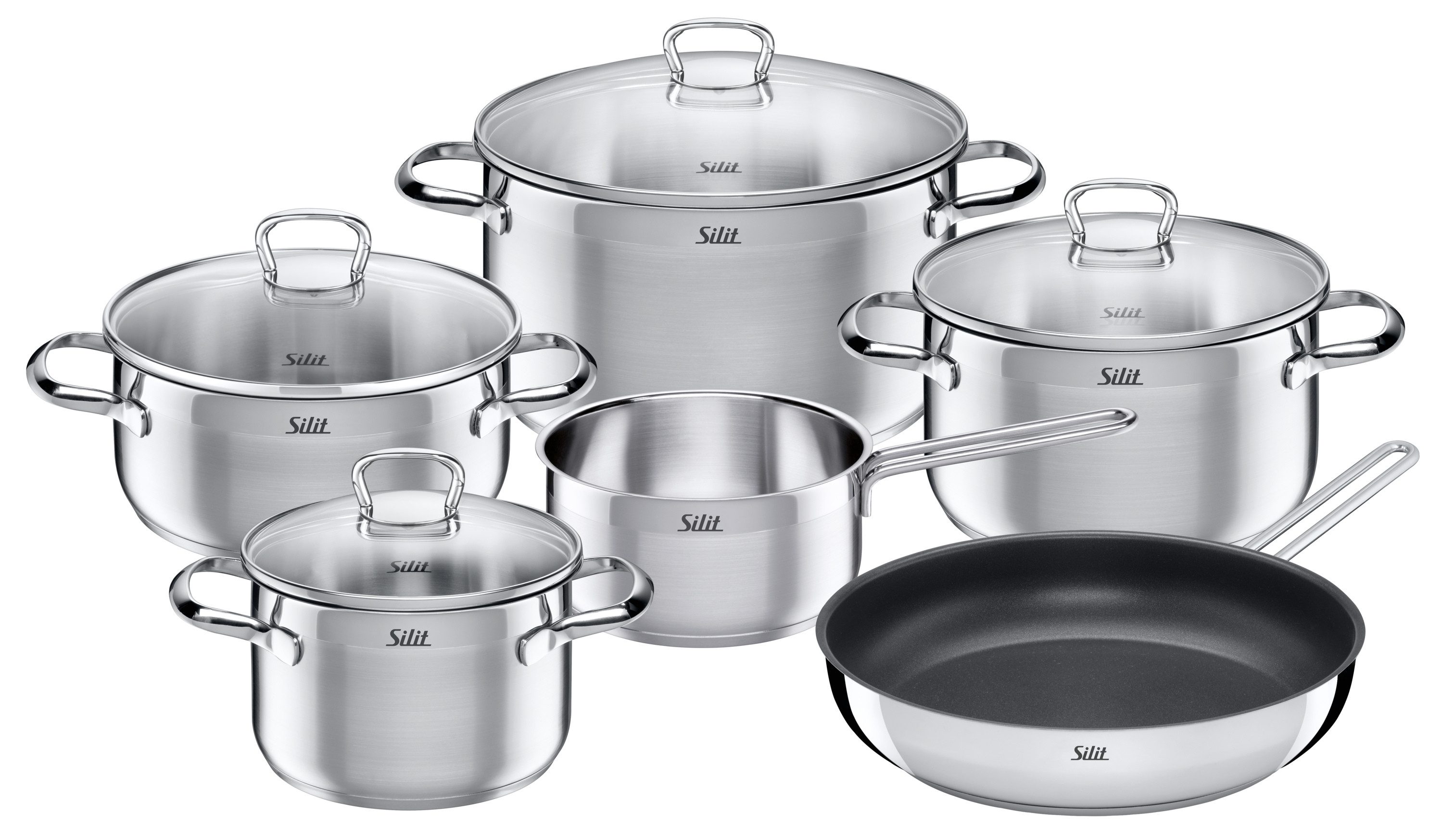 WMF Kochtopf Kochtopf-Set Silit SCALEA silber
