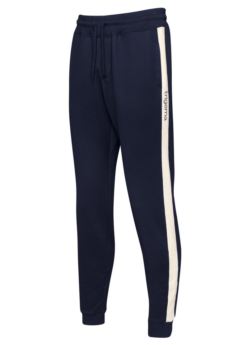 Trigema Jerseyhose TRIGEMA Jogginghose mit kontrastfarbigen günstig online kaufen