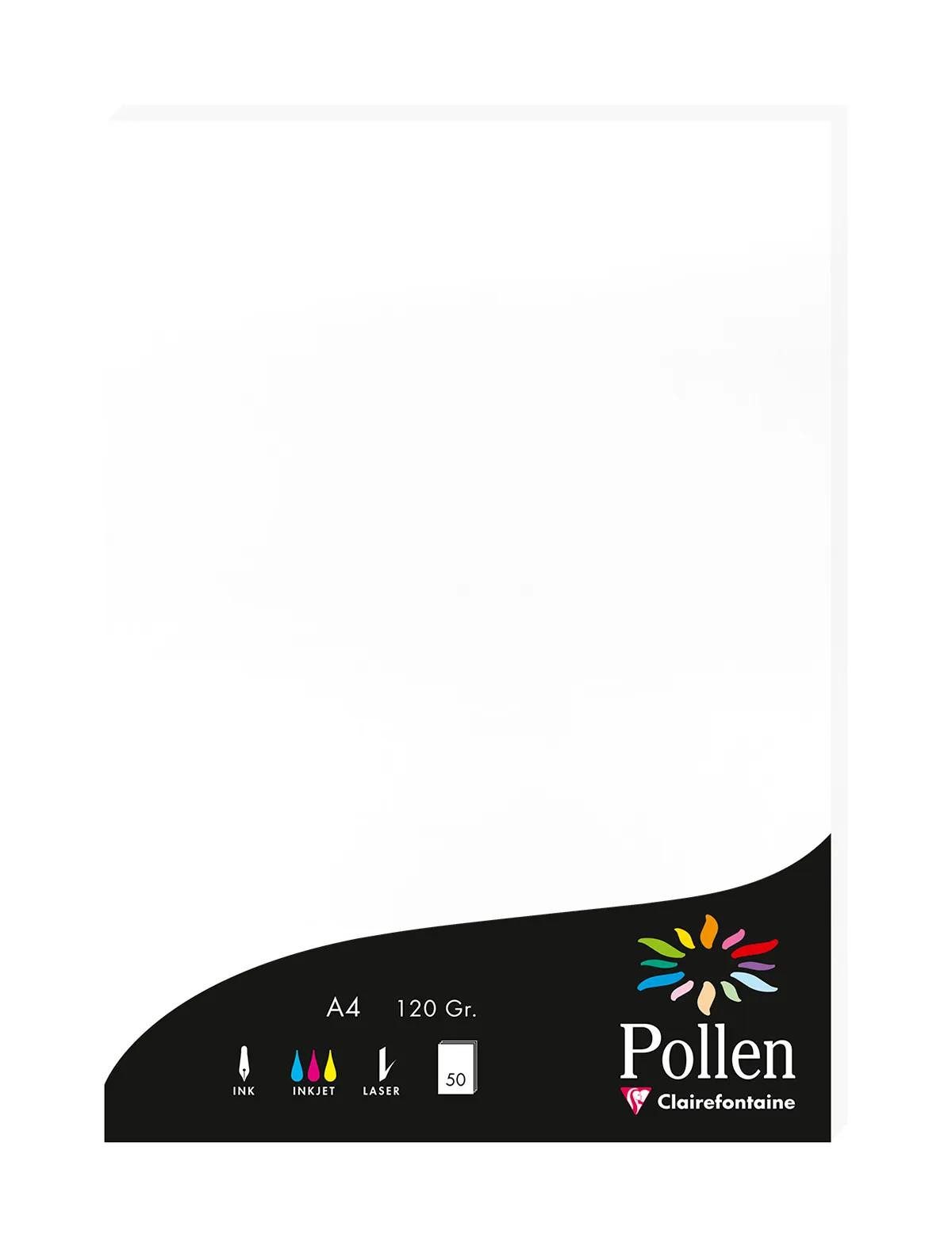 CLAIREFONTAINE Briefumschlag 10x Papier A4 120g 50 Blatt - Weiß 4239C, Karten und Umschläge pollen