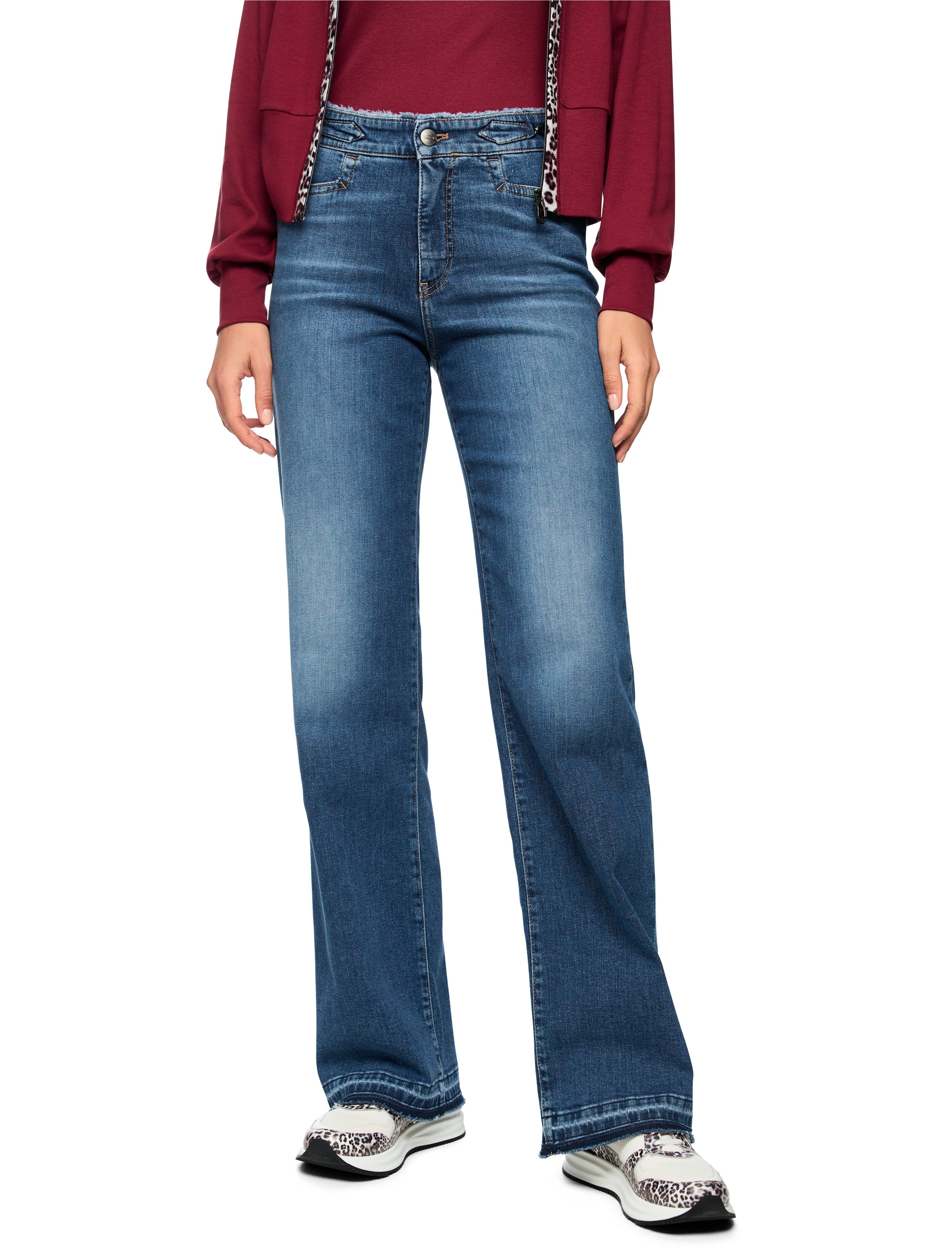 Marc Cain 5-Pocket-Jeans Pants Premium Damenmode Model FAID mit ausgestelle günstig online kaufen