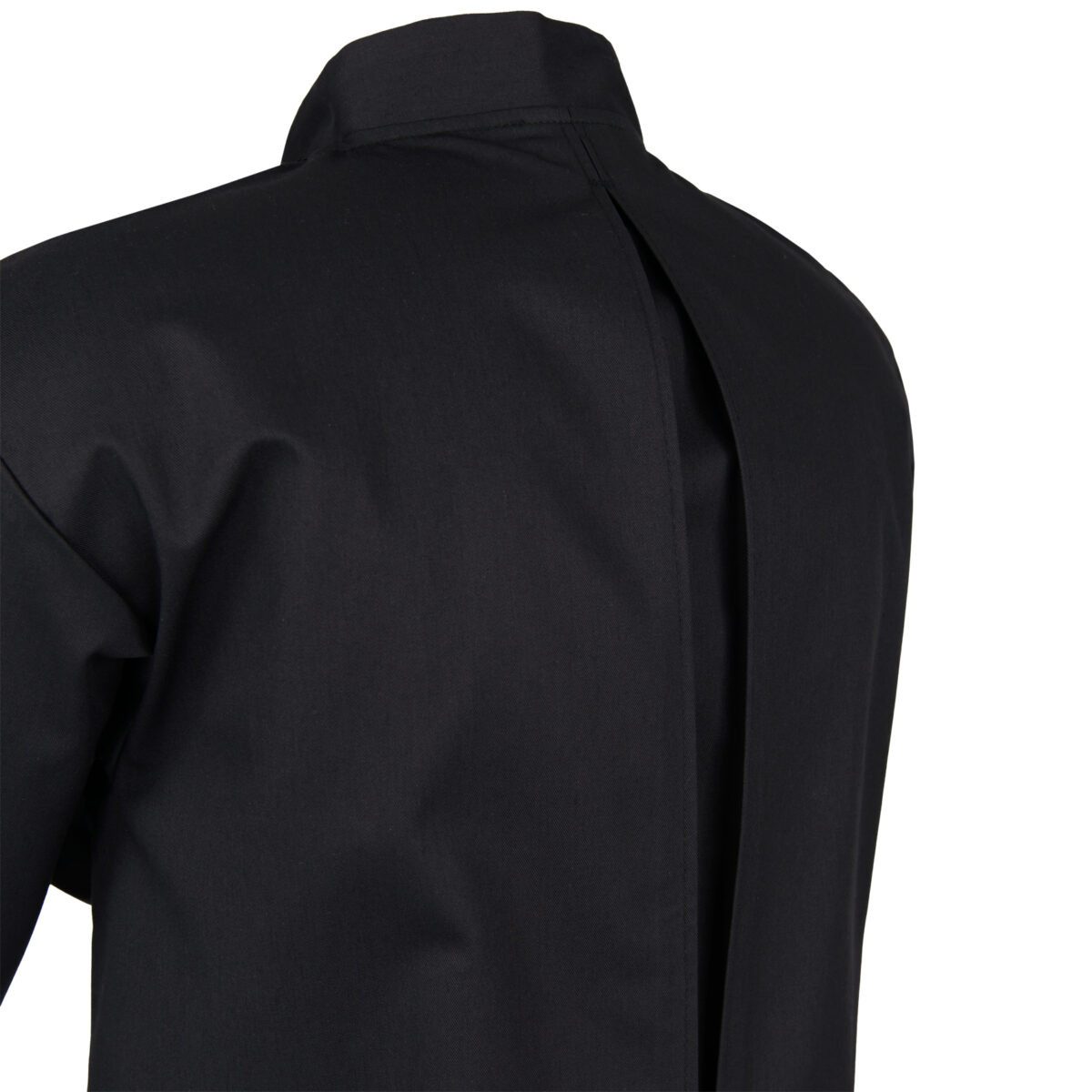 BEB Kochjacke beb GASTRO Unisex KOCHJACKE Stehkragen Polyestermix Schwarz