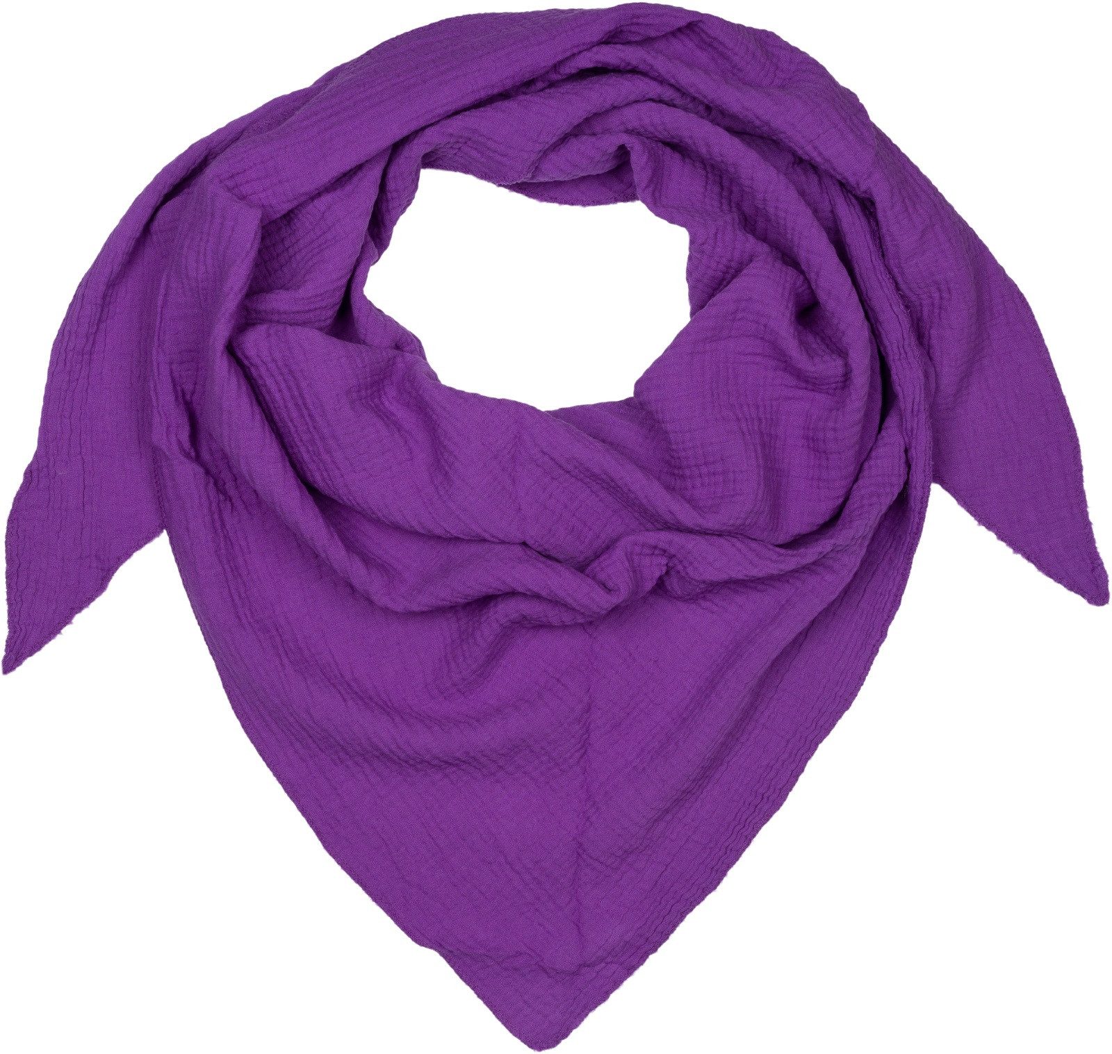 styleBREAKER Dreieckstuch Musselin Dreiecktuch Einfarbig, (1-St) günstig online kaufen