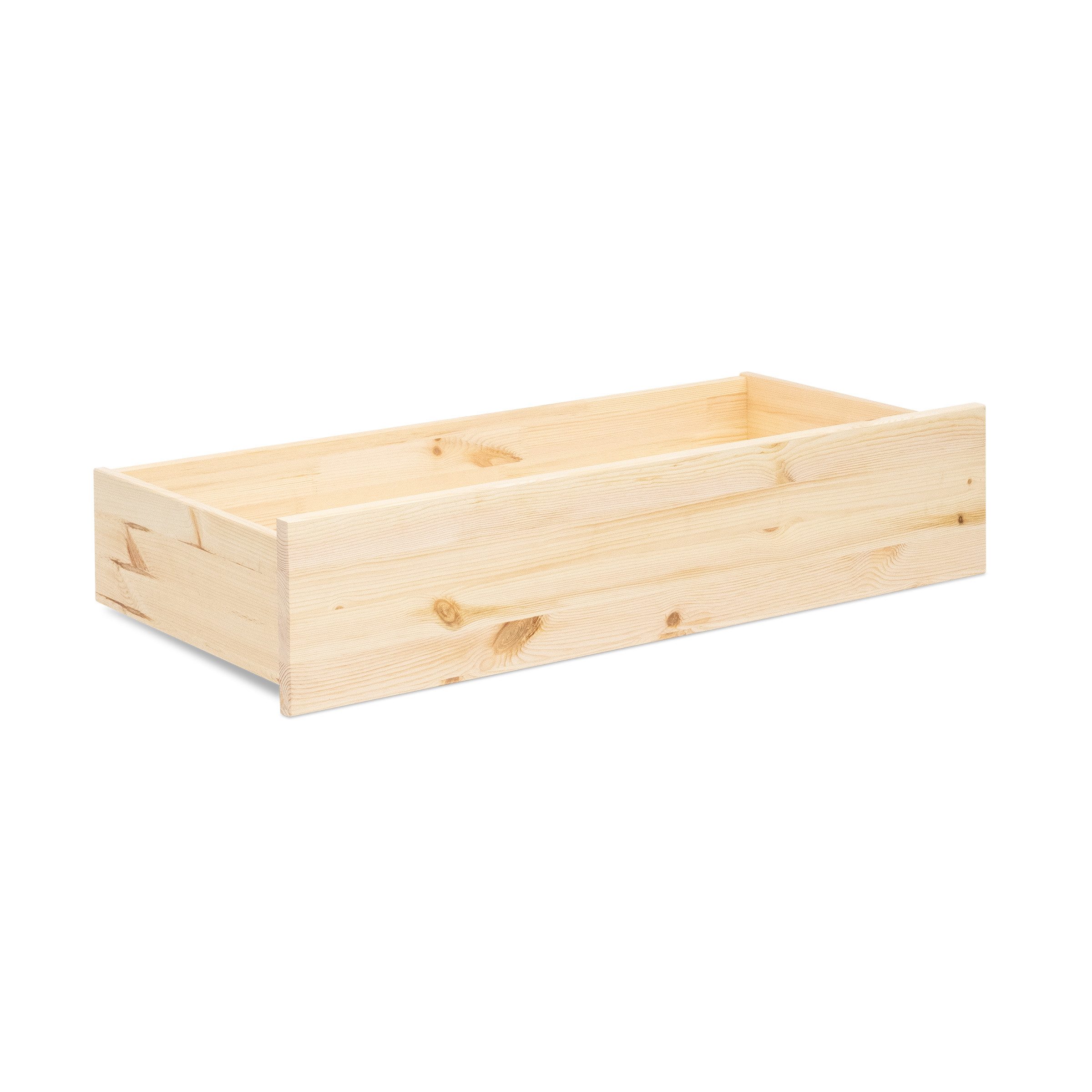 Ehrenkind Innenschublade für Kleiderschrank Linia 100 cm (mit Vollauszug, naturbelassenes Kiefernholz), Flexibel im Rastersystem positionierbar