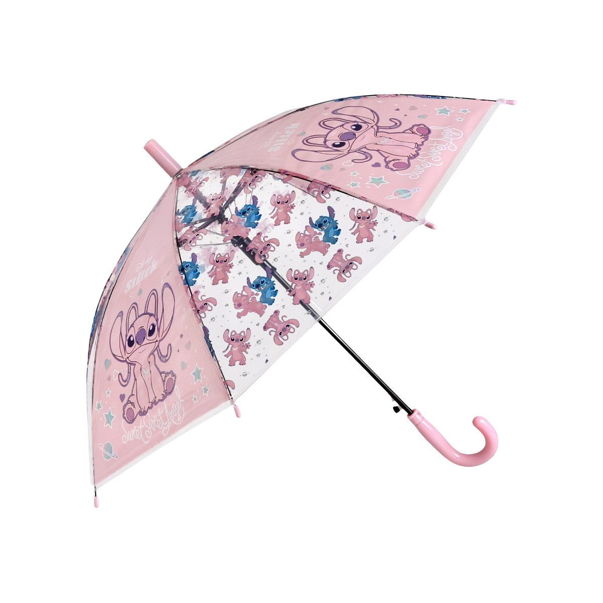 Stockregenschirm Stitch & Angel Mädchen
