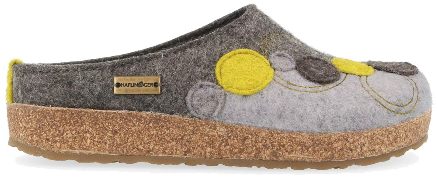Haflinger Haflinger Grizzly Fizz Anthrazit Slipper