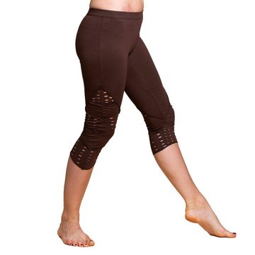 PANASIAM Leggings Goa Leggings ‘Akali‘ Capri Leggins aus 100% Baumwolle 3/4 Leggings Yogaleggings Sporthose Sportleggings