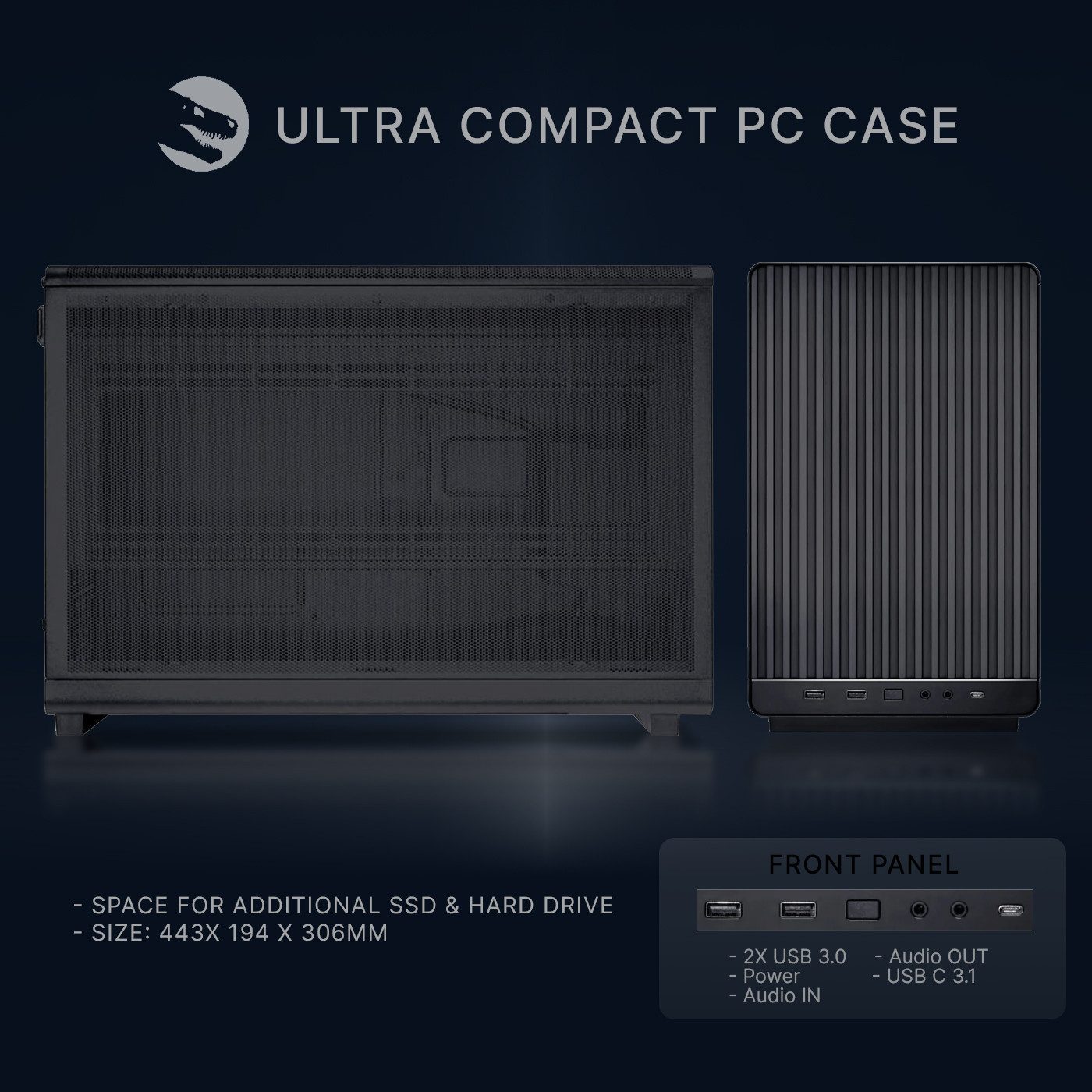 Sedatech UCC7049I2I1HF - Workstation Mini-PC (Intel Core i5 14600KF 14x 3.5GHz (max 5.3GHz), Geforce RTX5070 12GB, 32 GB RAM, 2000 GB SSD, Wlan 6E)