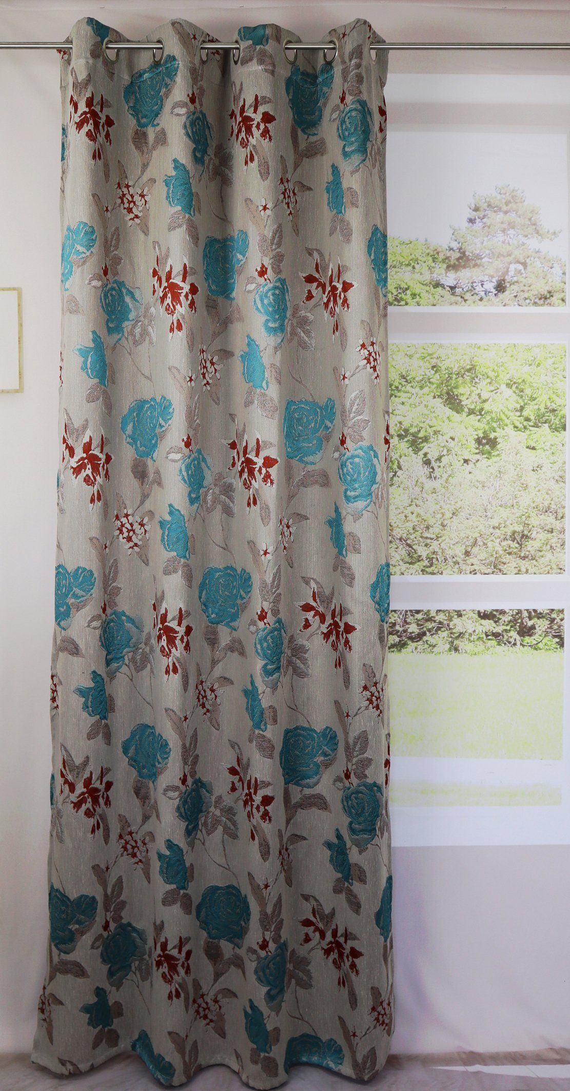 EXPERIENCE Vorhang Ösenschal 4060 Romantik Jacquard günstig online kaufen