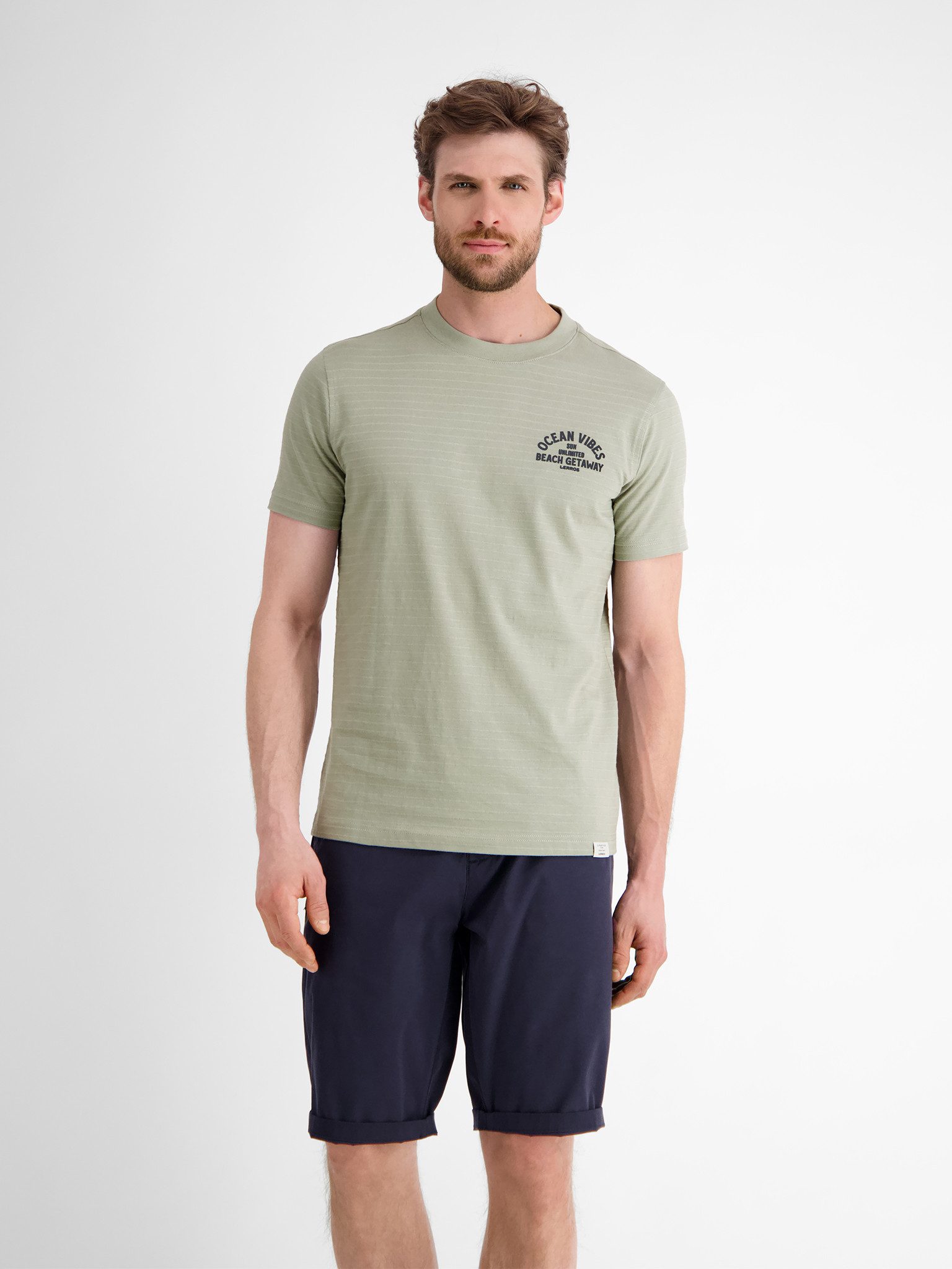 LERROS T-Shirt mit Front und Back Print günstig online kaufen