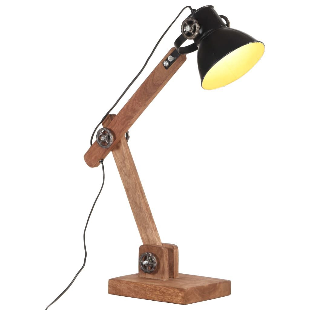 vidaXL Deckenleuchte Schreibtischlampe Industriestil Schwarz Rund 58x18x90 cm E27
